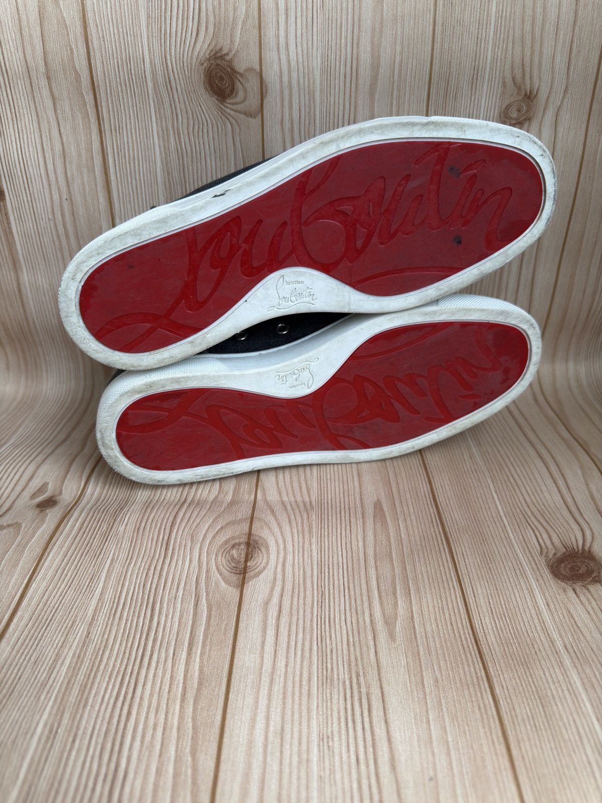 Christian Louboutin Orlato denim trainers Size US 7 / EU 40 - 17 Thumbnail