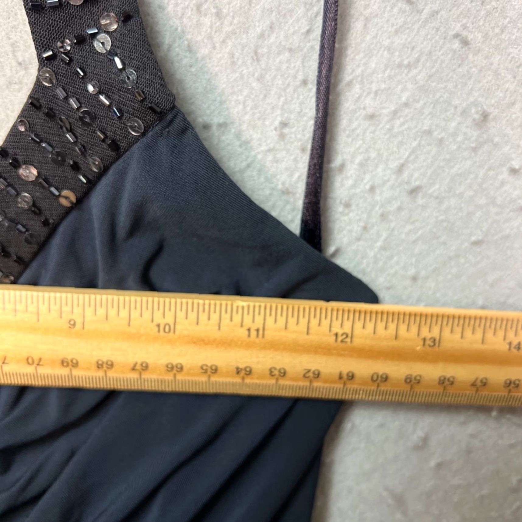 Bcbgmaxazria BCBGMAXAZRIA Womens XS Black Halter Dress Sleeveless Sequin Ruching Party Mini Dress Short Bodycon Dress Women XS Black Halter Sequin Ruching 90s Size XS / US 0-2 / IT 36-38 - 6 Thumbnail