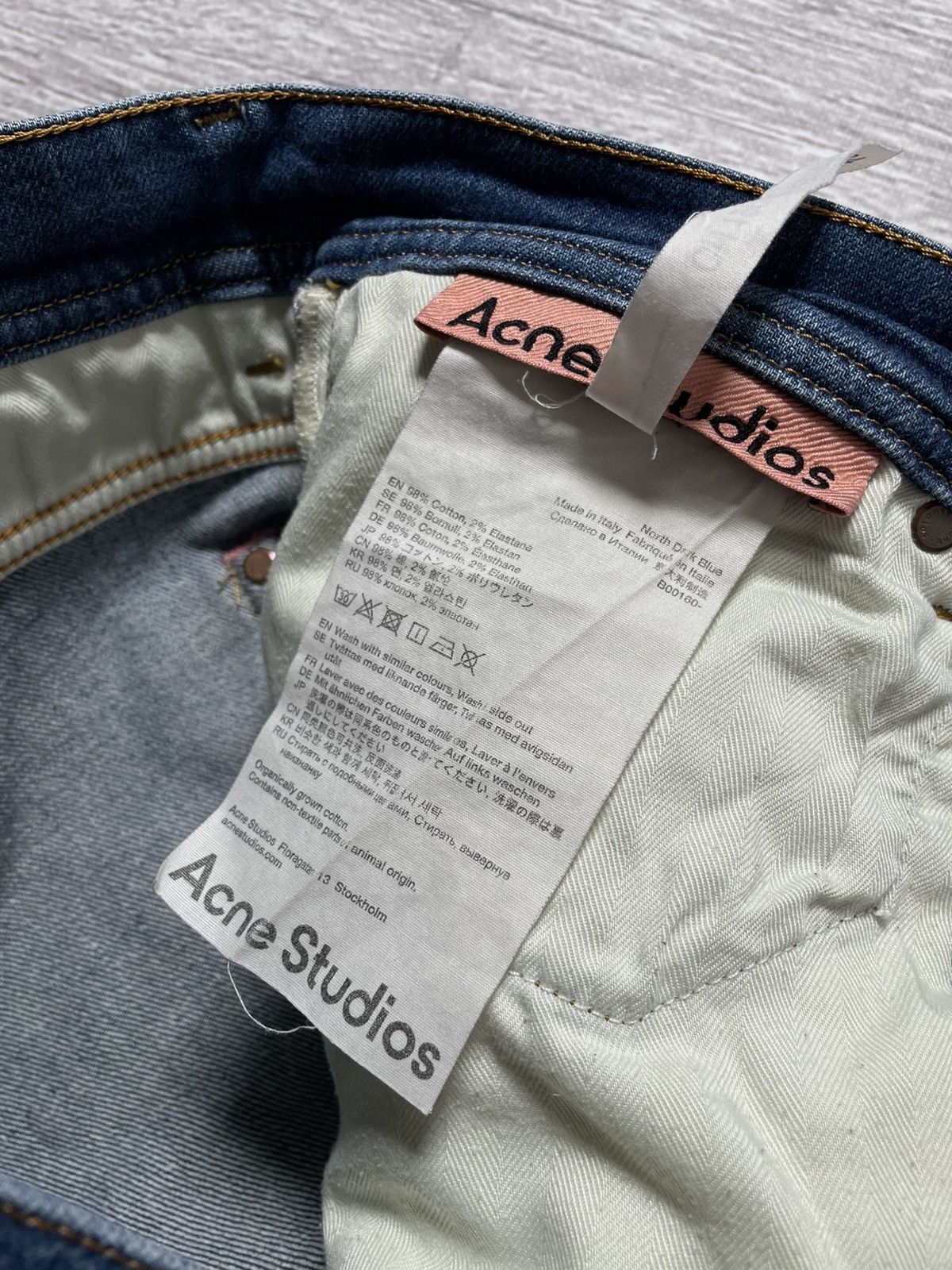Acne Studios Acne Studios North Dark Blue slim jeans Size US 34 / EU 50 - 9 Thumbnail