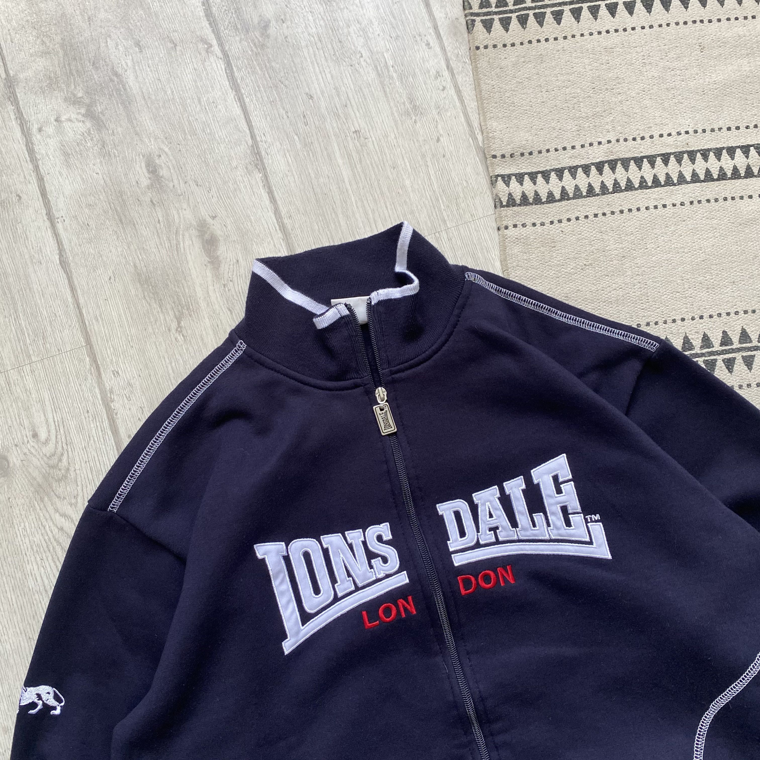 Lonsdale Vintage Lonsdale Sweatshirt Zip up track top Size US M / EU 48-50 / 2 - 2 Thumbnail