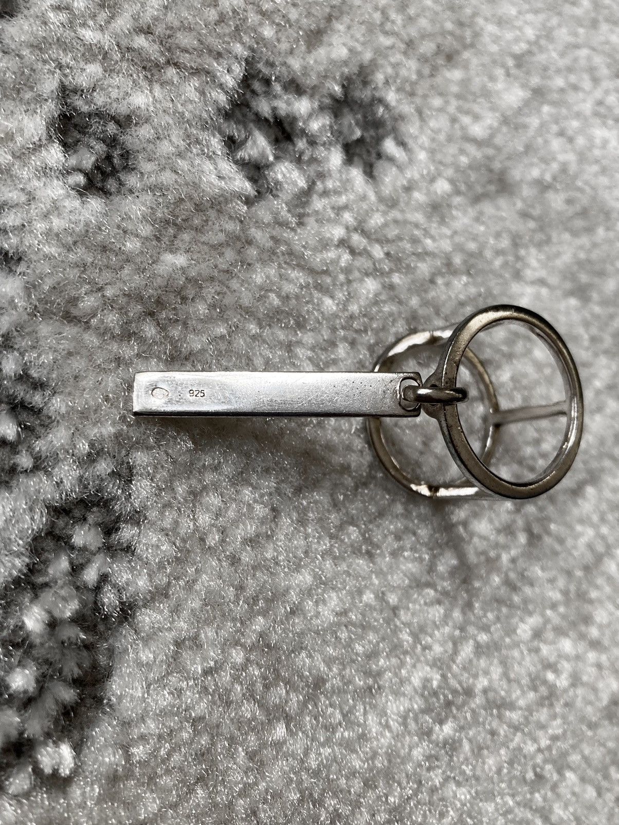 Dior × Hedi Slimane S/S 2004 “Strip” Charm Cage Ring Size ONE SIZE - 3 Thumbnail