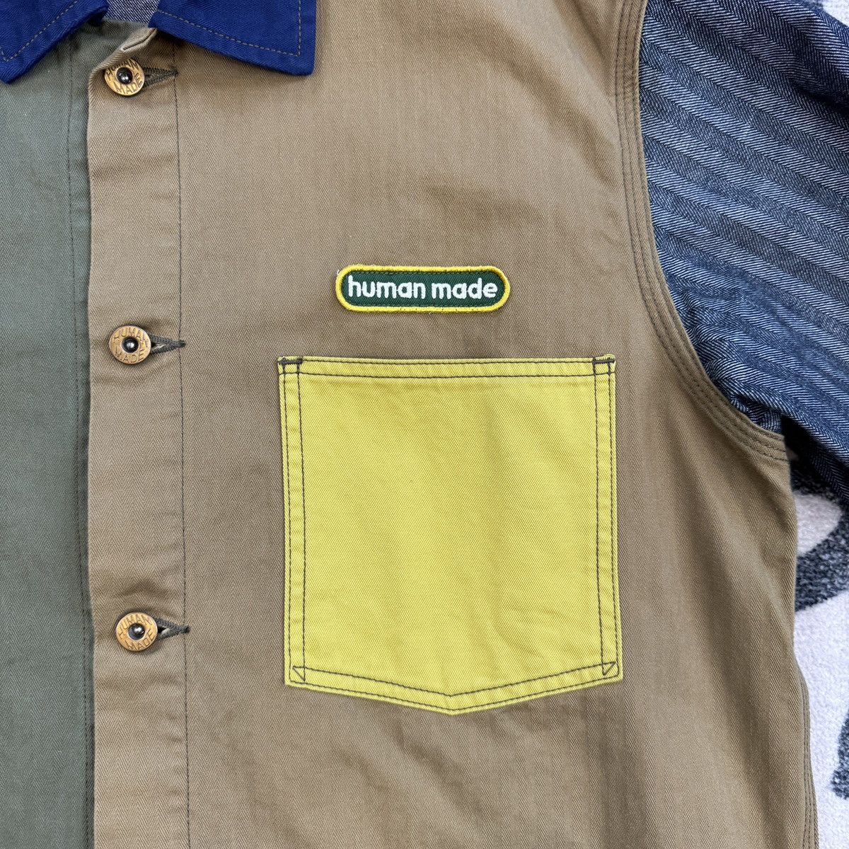 Human Made Human Made Men's Crazy Coverall Jacket in Olive Drab XL Size US XL / EU 56 / 4 - 3 Thumbnail