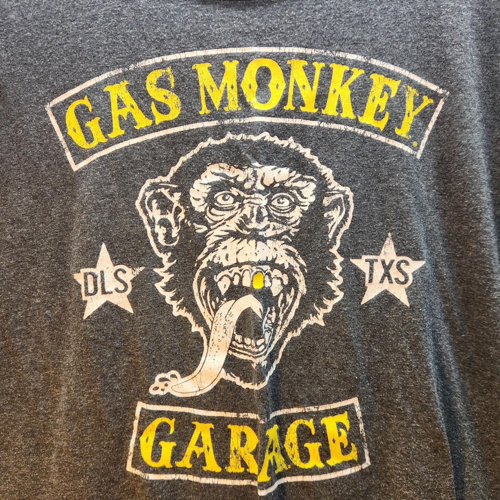 Designer Gas Monkey Garage Logo Grey T Shirt Sz. 3XL Size US XXL / EU 58 / 5 - 2 Thumbnail