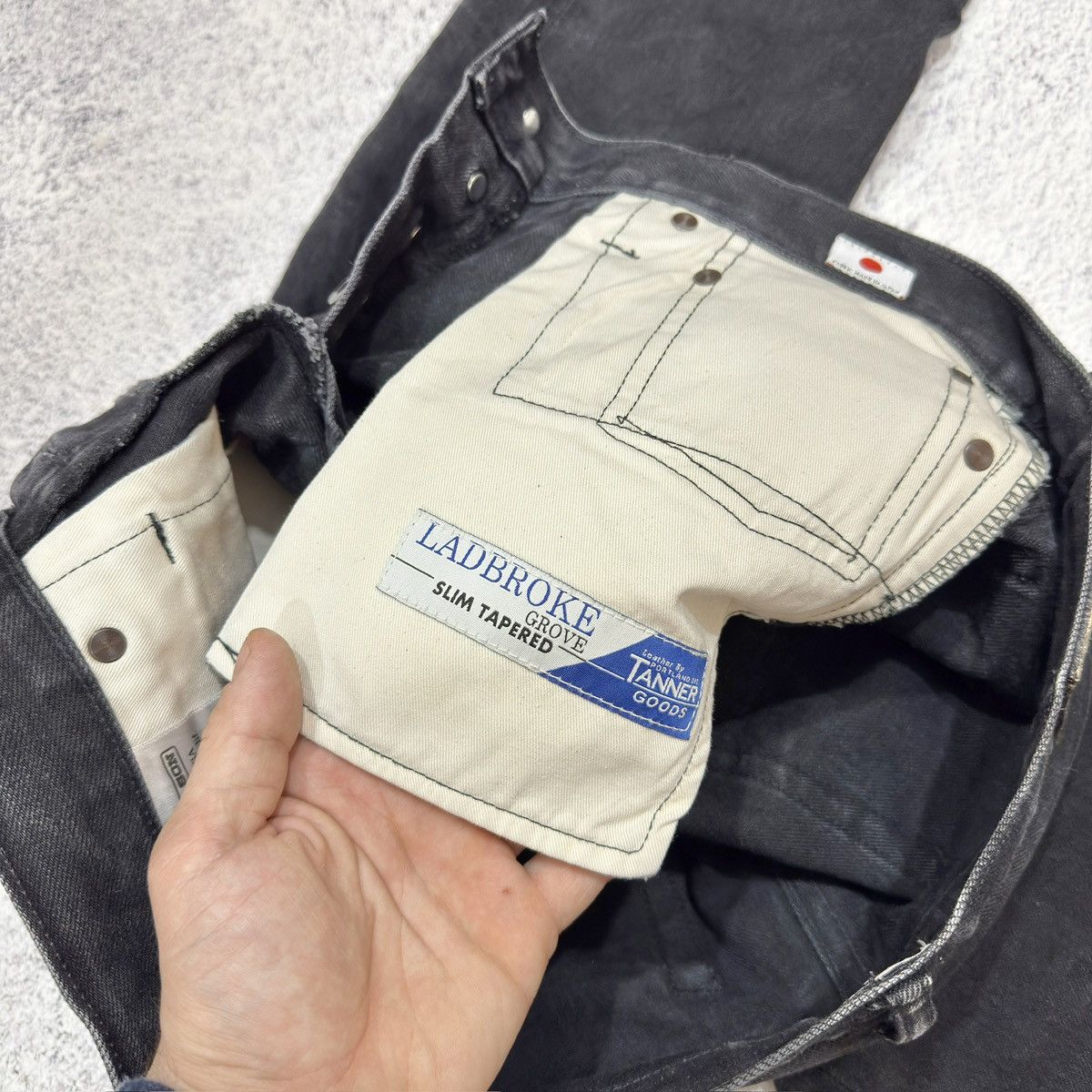 Designer × Tellason Tellason Ladbroke Grove Slim Tapered Japanese Selvedge Size US 31 - 14 Thumbnail