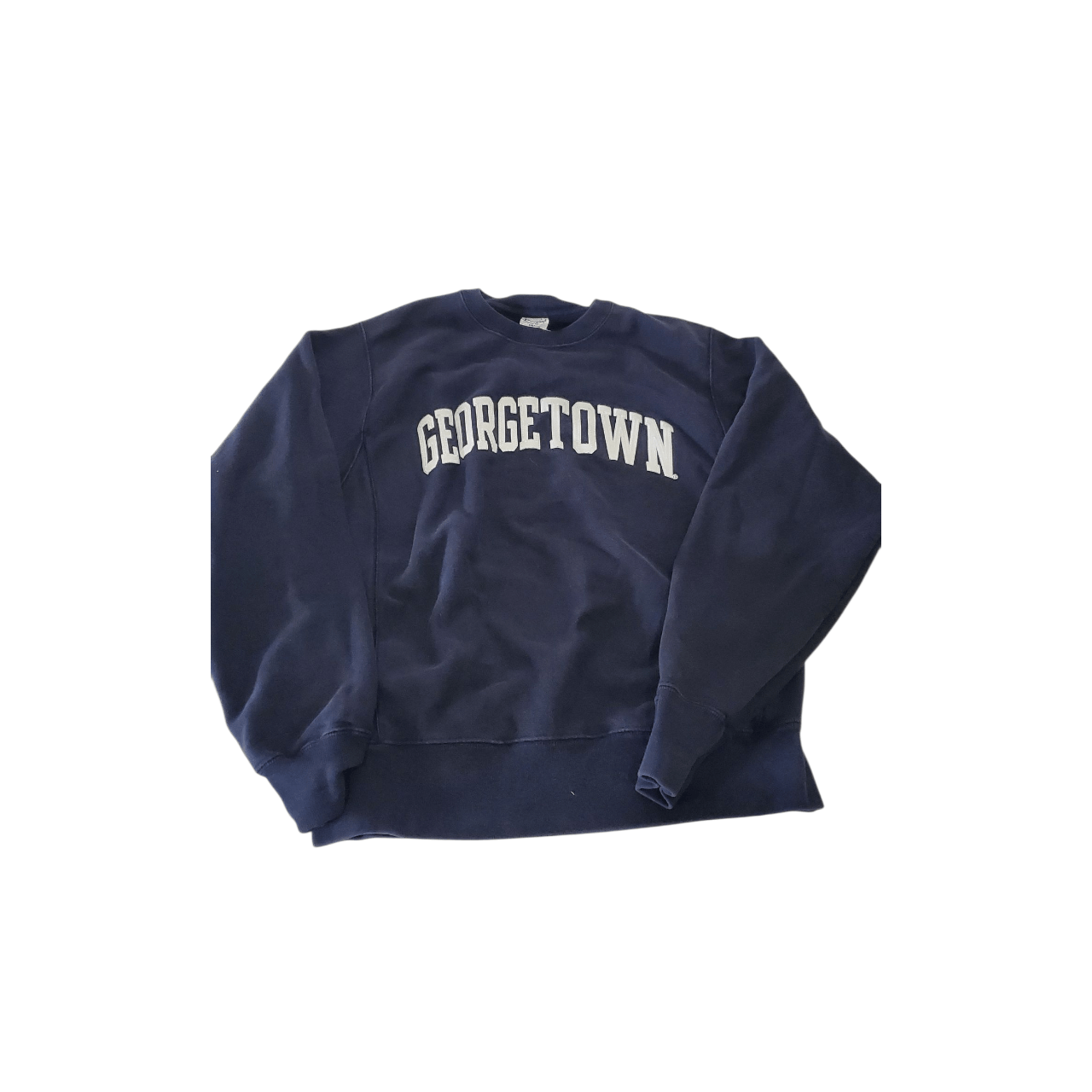Vintage 90s Georgetown Embroidered Arc Logo Sweatshirt Size US S / EU 44-46 / 1 - 1 Thumbnail
