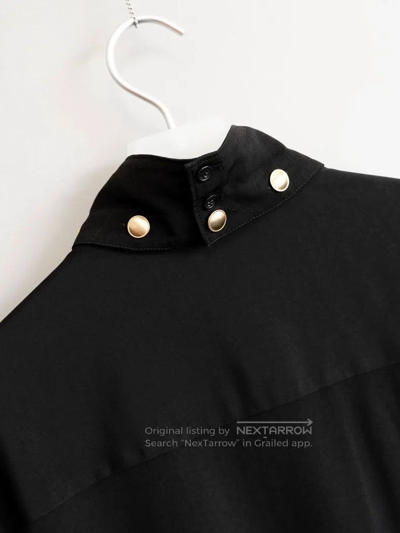 Yohji Yamamoto YOHJI YAMAMOTO Double-layer collar gold button triacetate Size US XL / EU 56 / 4 - 4 Thumbnail