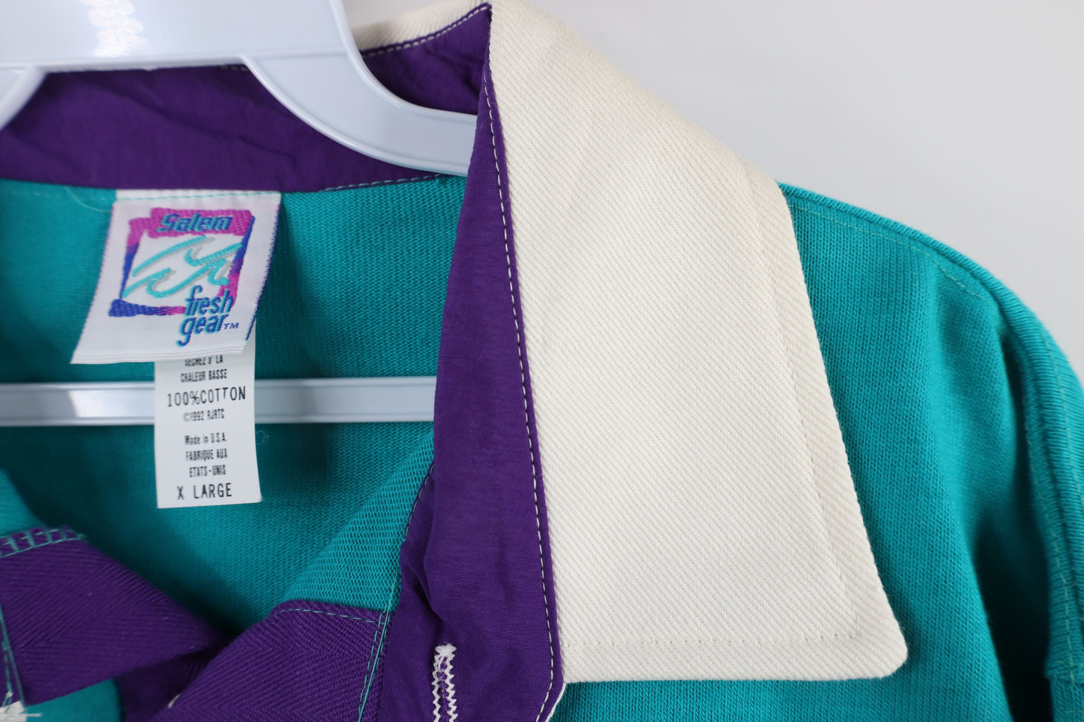 Vintage Vintage 90s Salem Cigarettes Fresh Heavyweight Rugby Polo Size US XL / EU 56 / 4 - 8 Thumbnail