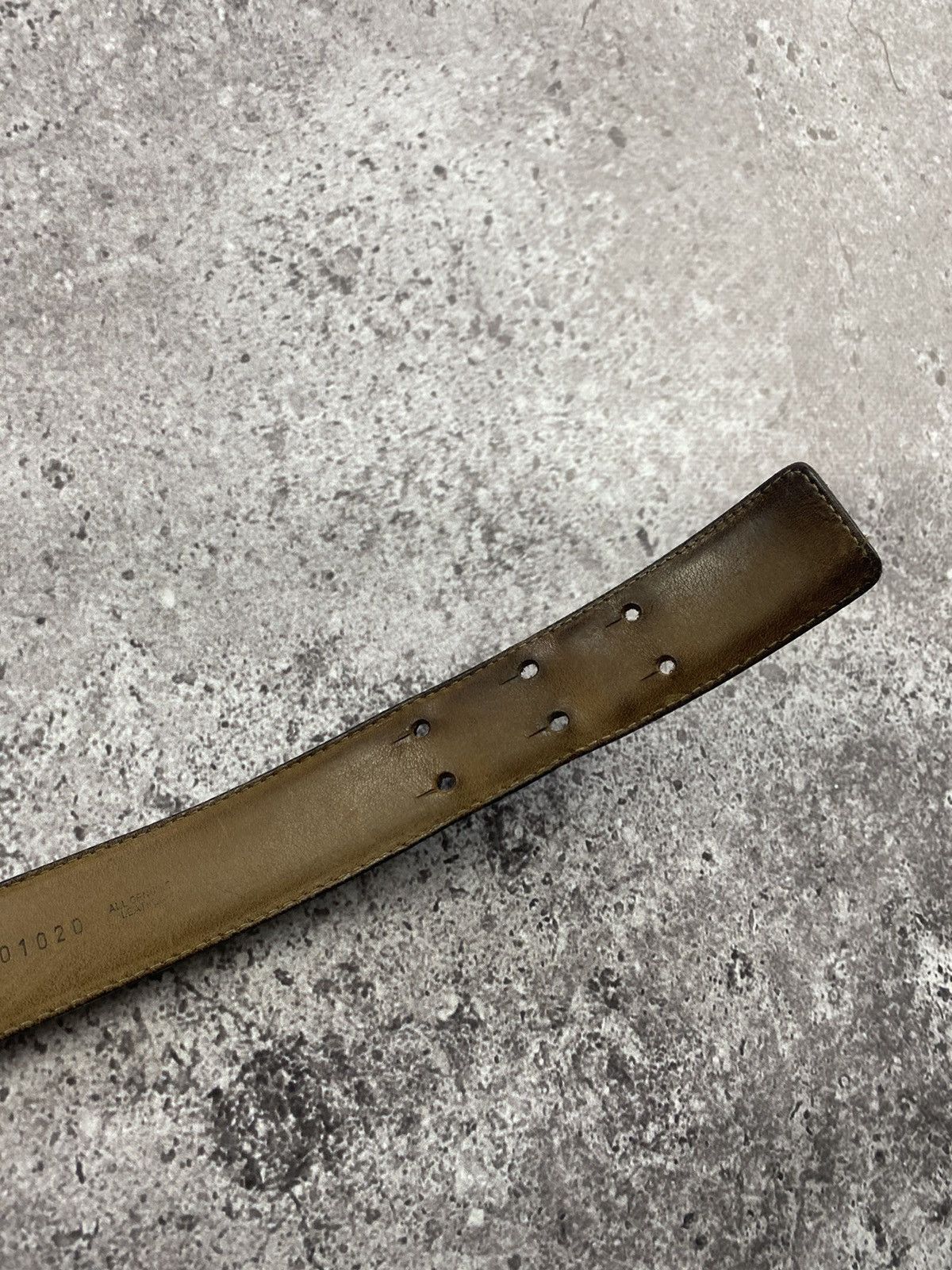 Moschino × Vintage Vintage Moschino gold label real leather belt rare luxury Size ONE SIZE - 9 Thumbnail