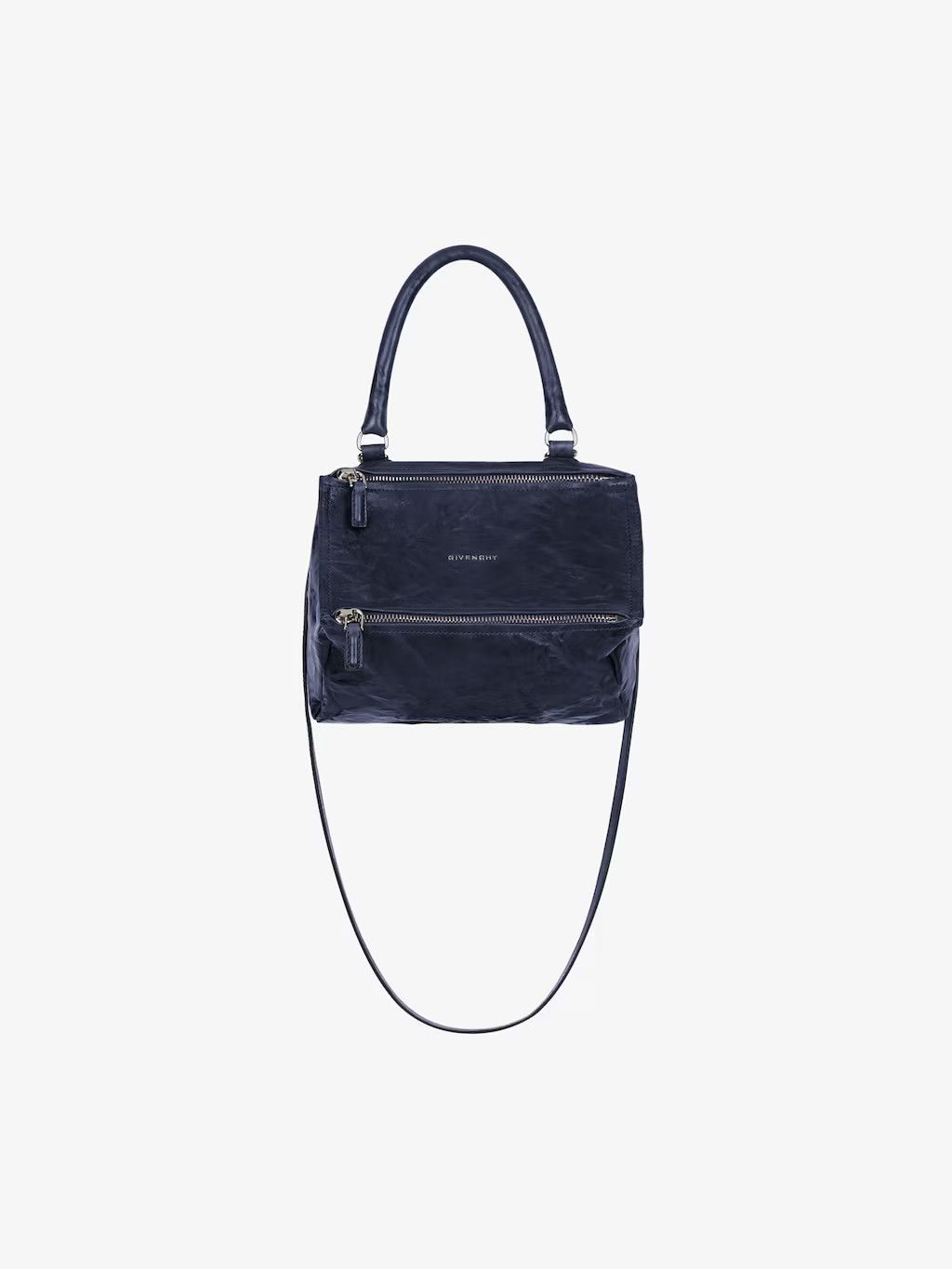 Givenchy o1srvl11e0625 Size:OS/ Small Pandora Bag in Navy Blue Size ONE SIZE - 1 Thumbnail