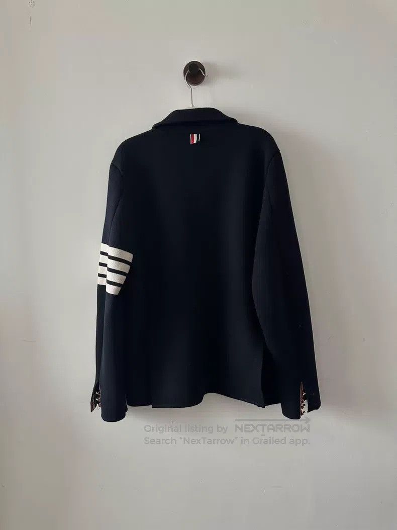 Thom Browne Thom Browne Wool Knit Jacket Size US XL / EU 56 / 4 - 2 Thumbnail