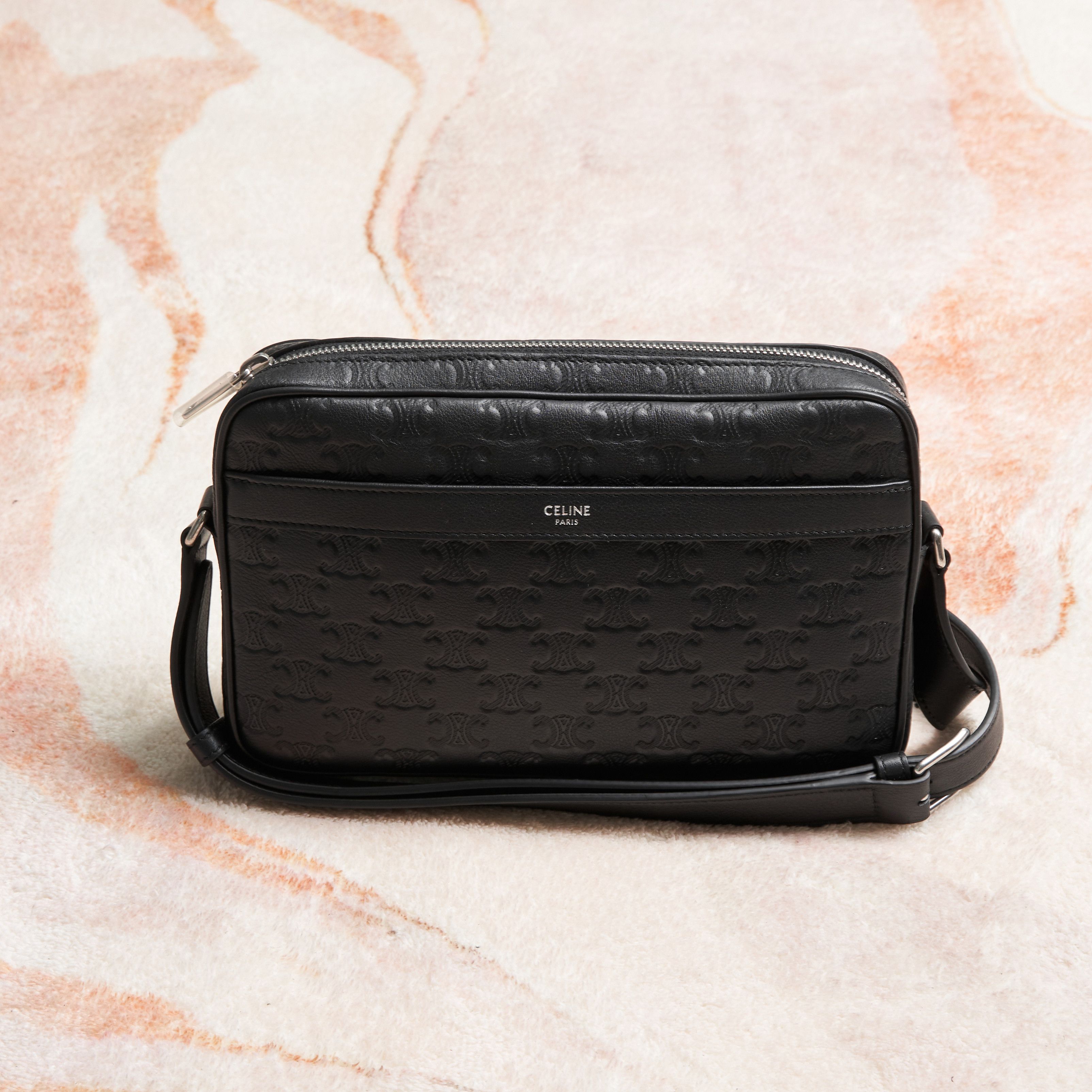 Celine CELINE Medium Messenger In Calfskin With Triomphe Embossed Size ONE SIZE - 1 Thumbnail