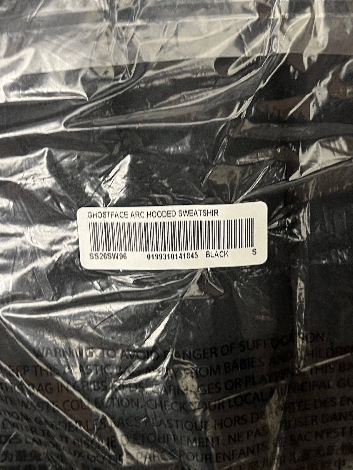 Supreme Supreme SS26 Ghostface Bloody Arc Sweatshirt Black Size S Size US S / EU 44-46 / 1 - 3 Thumbnail