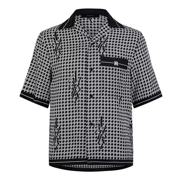 image of Amiri O1G2R1Mq0324 Shirt In Black, Men's (Size Small)