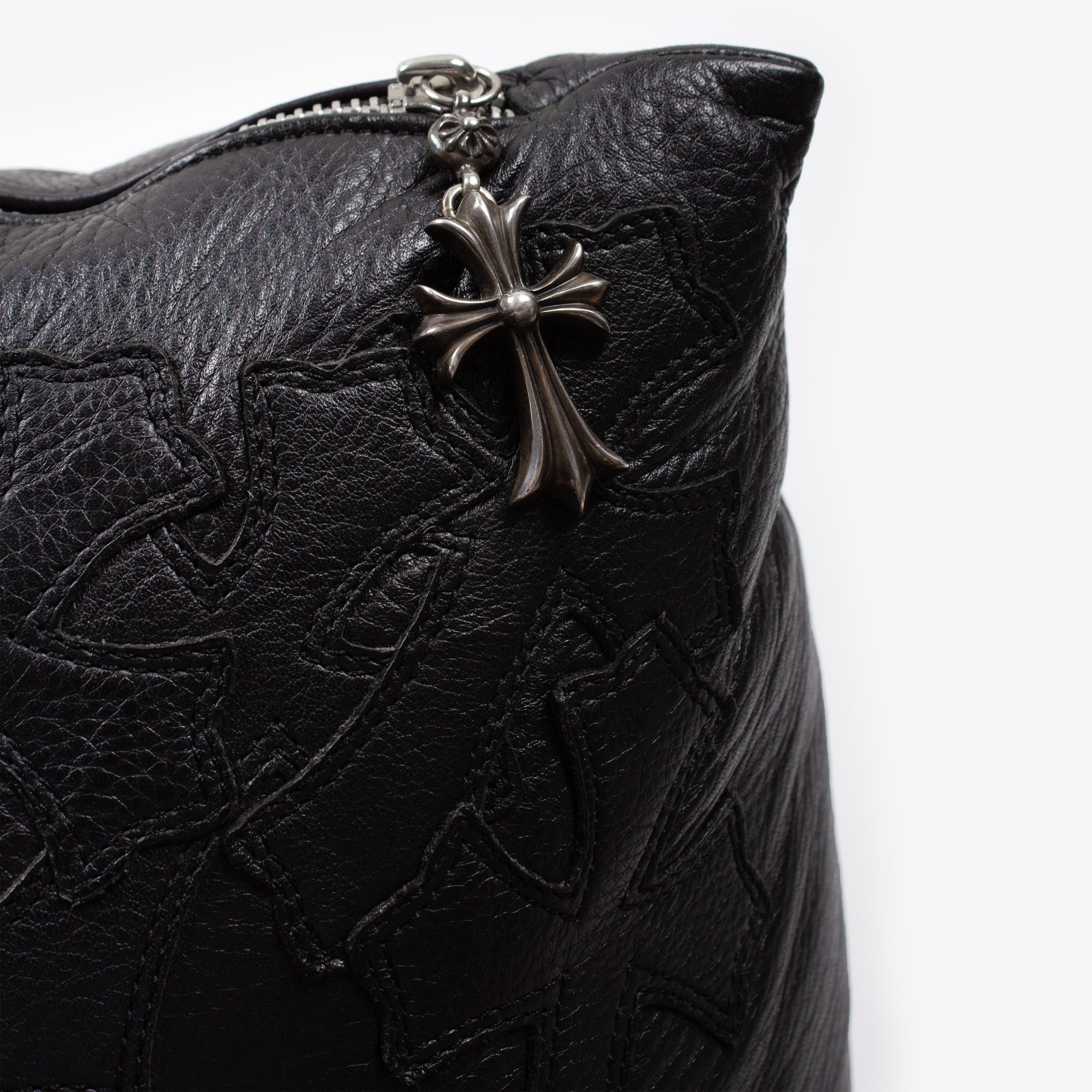 Chrome Hearts CHROME HEARTS BLACK CROSS PATCH LEATHER PILLOW XL Size ONE SIZE - 7 Thumbnail