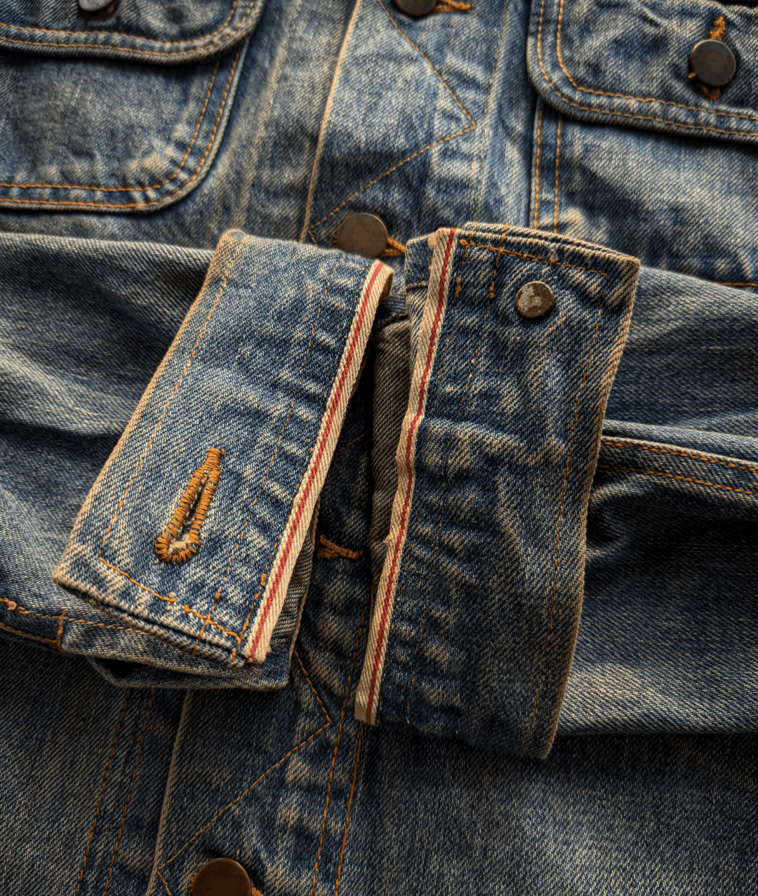 Vintage Vintage Seabird Trucker Denim Jacket Selvage Size US M / EU 48-50 / 2 - 5 Thumbnail