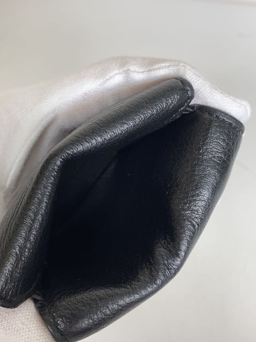 Balenciaga Balenciaga Leather Bi-Fold Wallet Black Size ONE SIZE - 7 Thumbnail