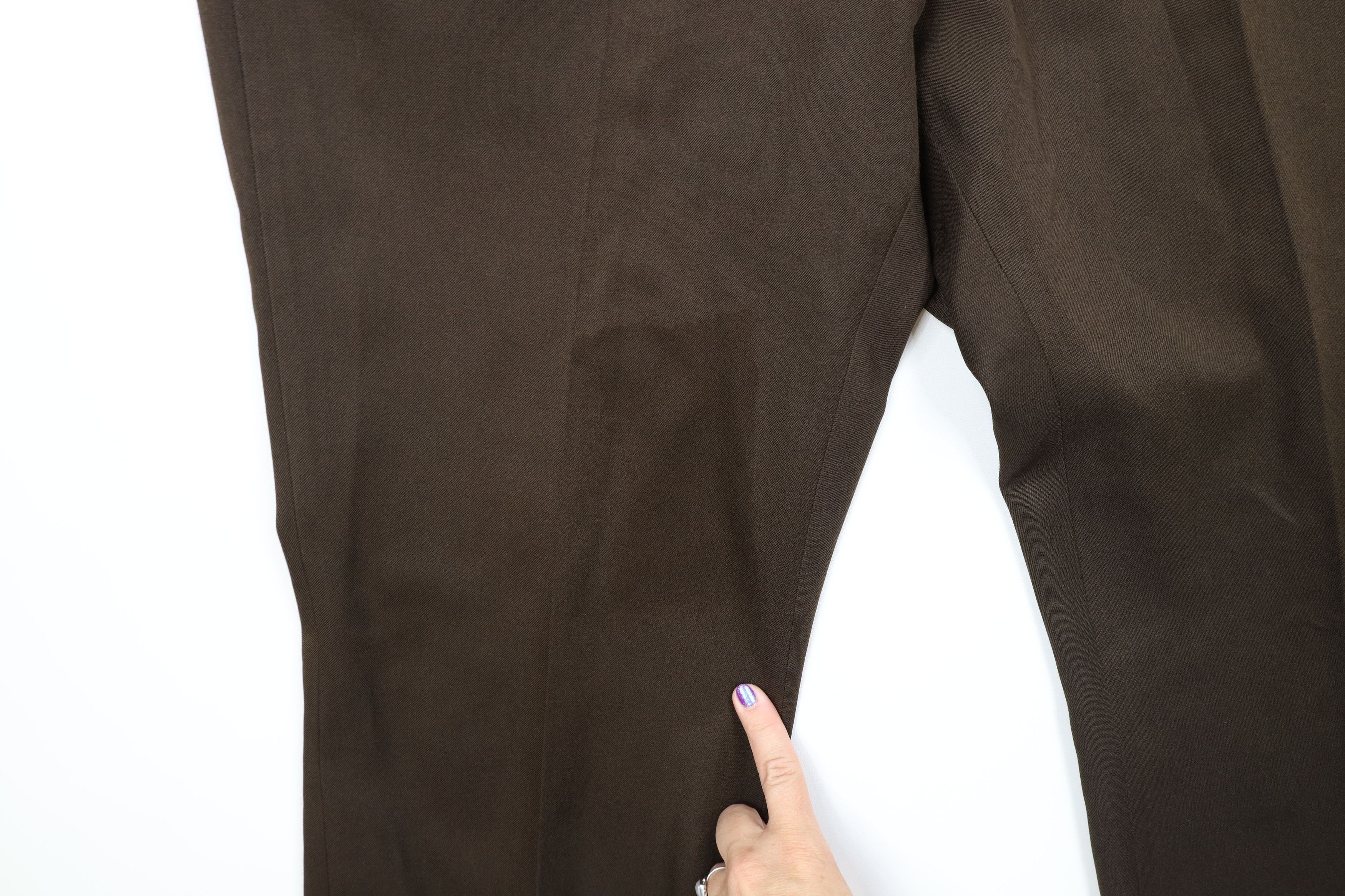 Vintage Vintage 70s Streetwear Knit Wide Leg Chino Pants Brown USA Size US 42 / EU 58 - 5 Thumbnail