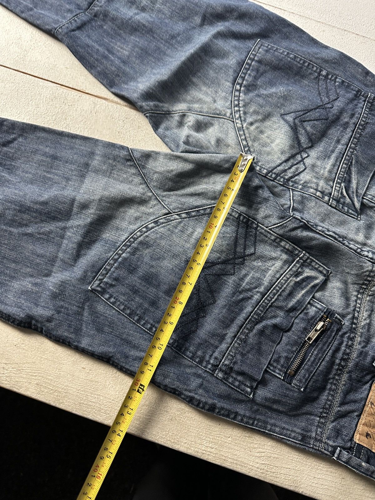 Other 🚨 FISHBONE RARE MULTIPOCKET SK8 Y2K JEANS CROPP Size US 34 / EU 50 - 14 Thumbnail