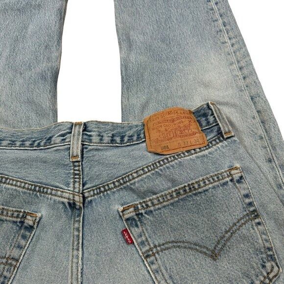 Levi's × Levi's Vintage Clothing Vintage Levis 501-0115 Jeans Men's 31x32 (actual) Button Fly Size US 31 - 2 Thumbnail