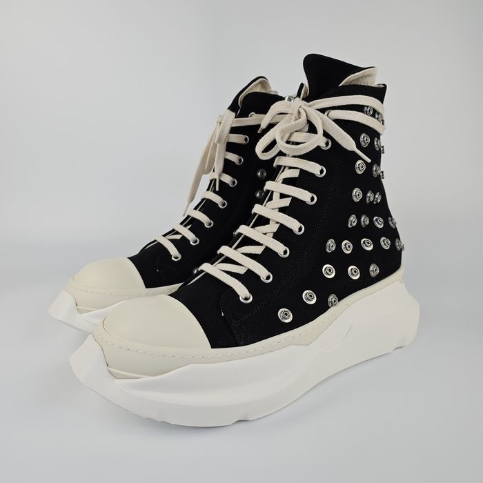 Rick Owens Drkshdw Rick Owens DRKSHDW Abstract Black High Top