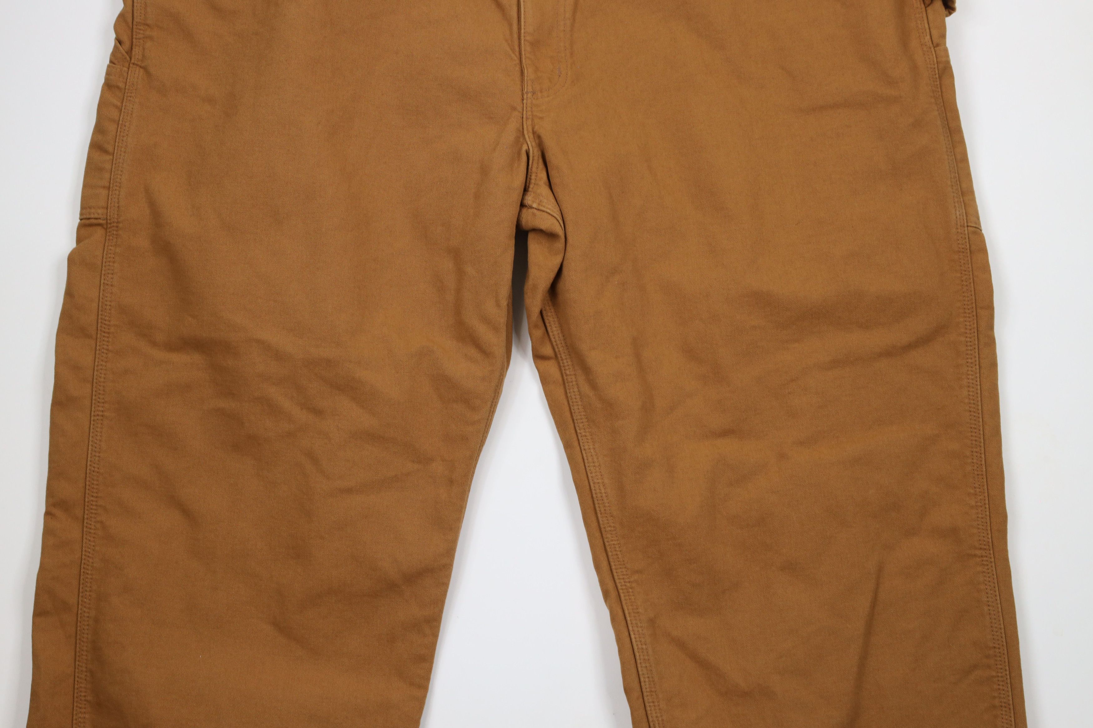 Carhartt × Vintage Deadstock Vintage Carhartt Wide Leg Dungaree Pants Brown Size US 44 / EU 60 - 3 Thumbnail