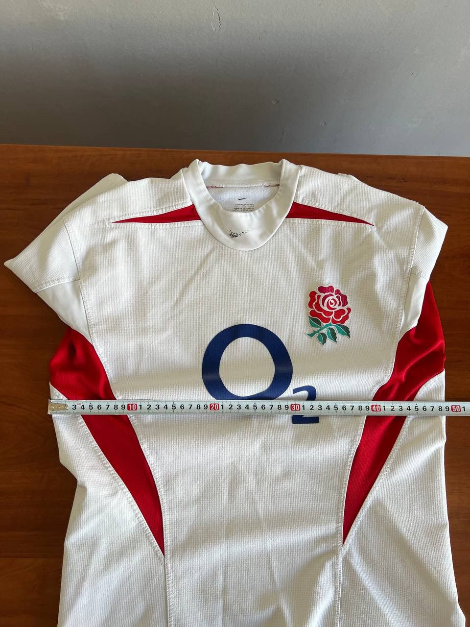 Vintage 2003/4 ENGLAND TEAM HOME RUGBY UNION NIKE JERSEY SHIRT SZ L Size US L / EU 52-54 / 3 - 18 Thumbnail