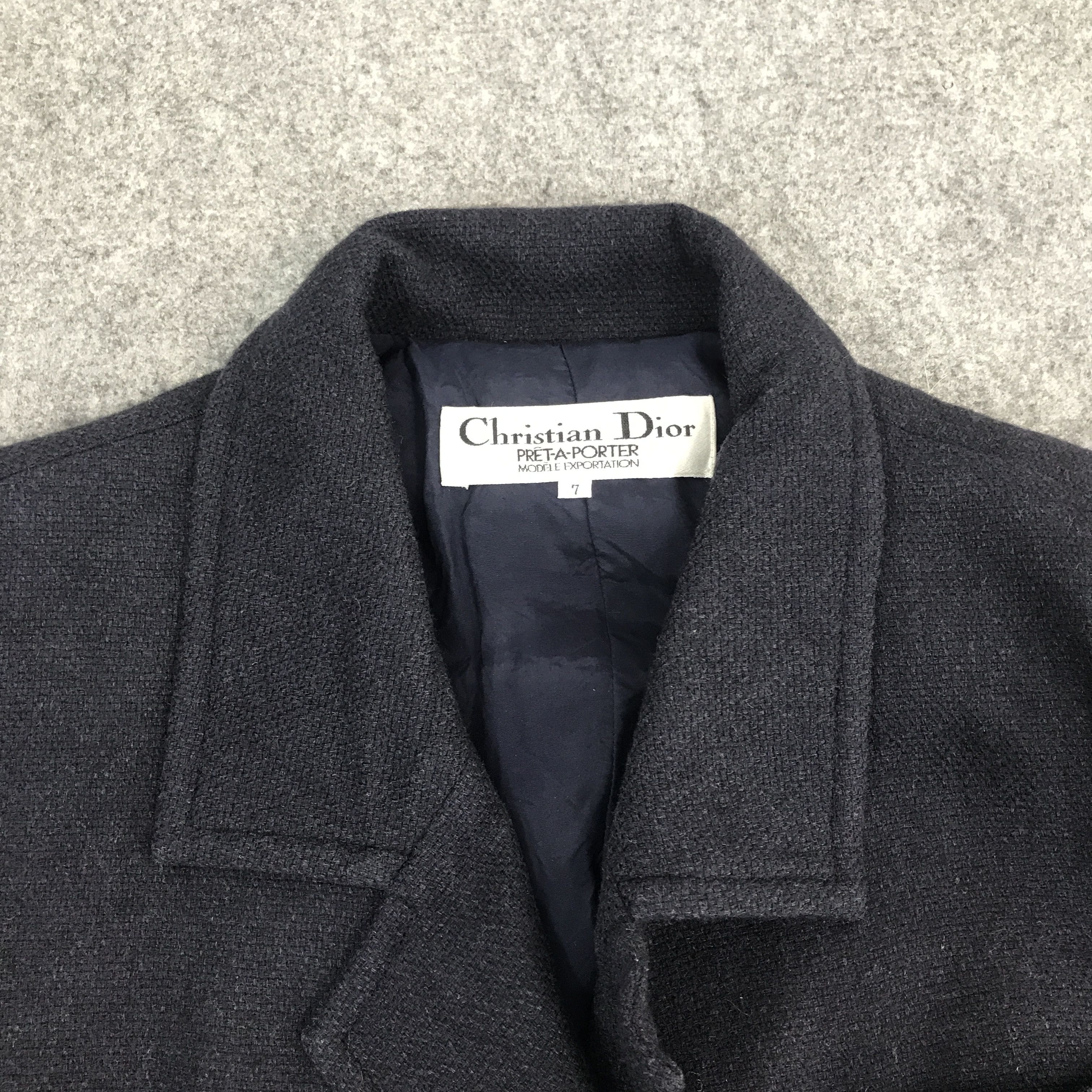 Christian Dior Monsieur × Japanese Brand Rare Christian Dior Wool Button Up Jacket Size M / US 6-8 / IT 42-44 - 7 Thumbnail