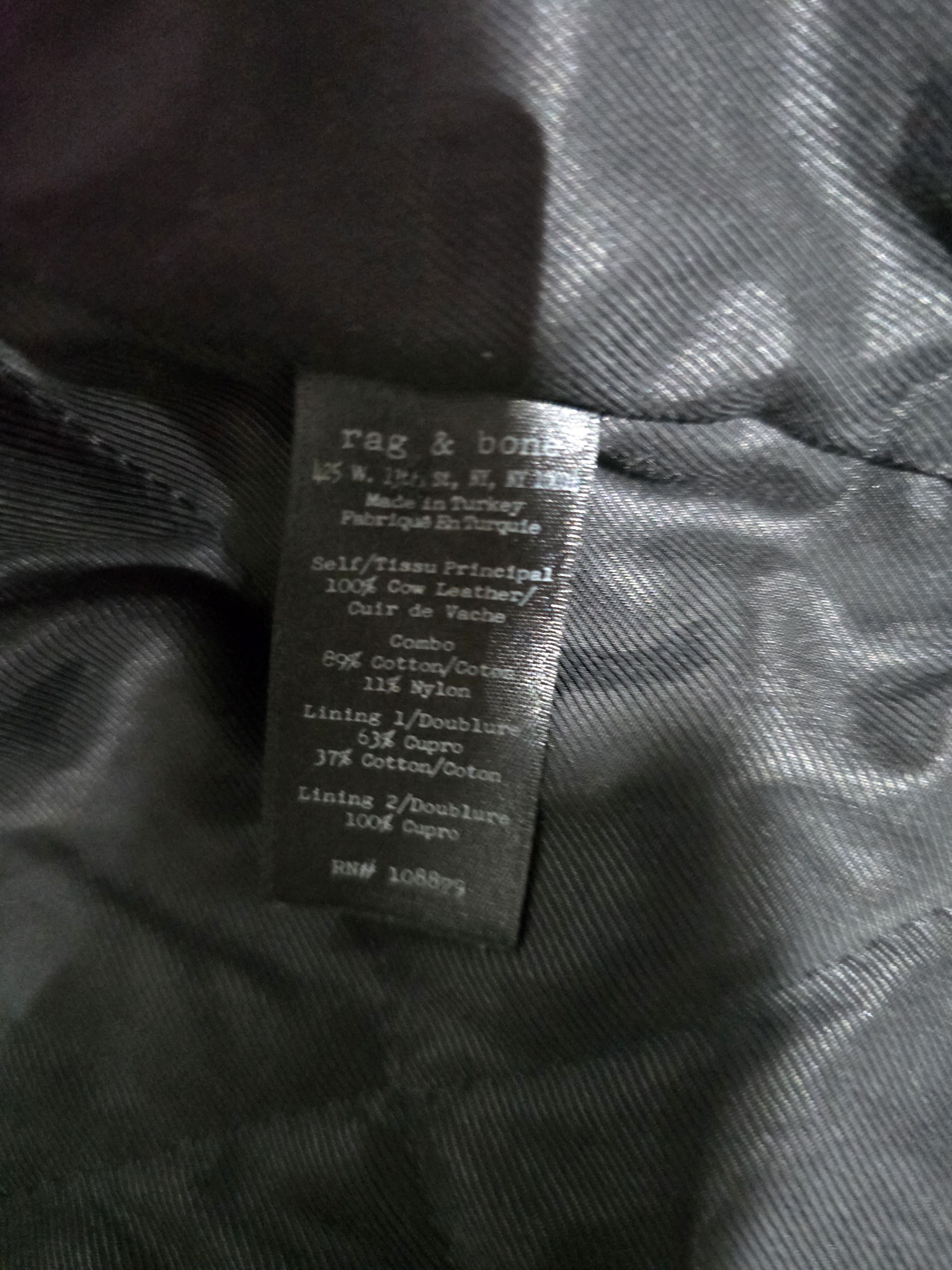 Rag & Bone Rare Rag & Bone Duke Racer Jacket Size US M / EU 48-50 / 2 - 9 Thumbnail