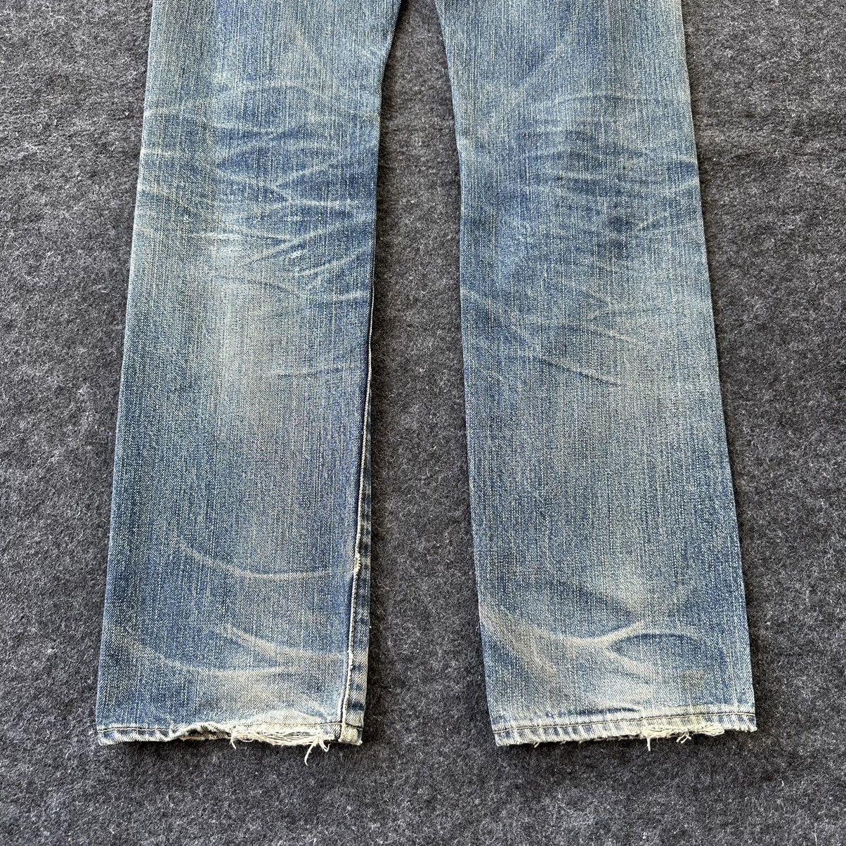 Levi's Levis 505 Red Loop Faded Washed Vintage Denim 29x33 D645 Size US 29 - 8 Thumbnail