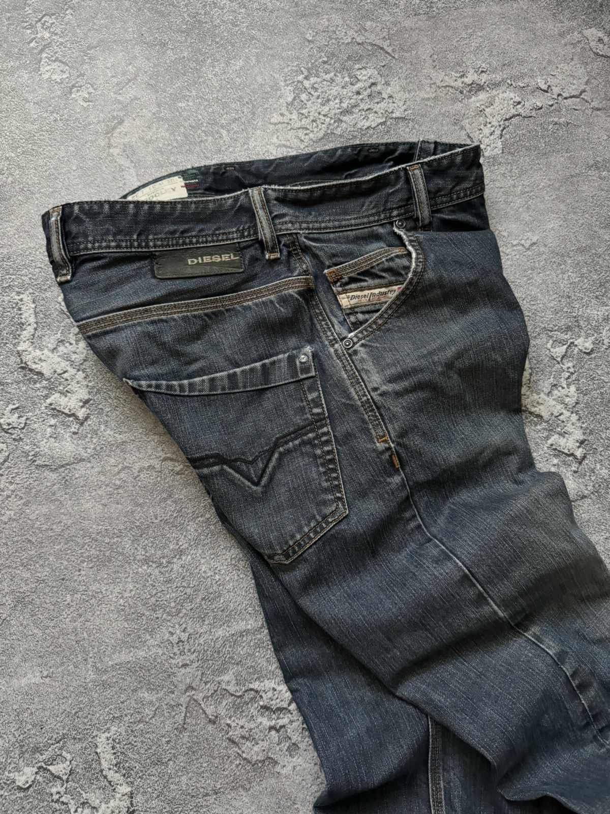 Diesel × Diesel Black Gold × Vintage Diesel 31/32 krooley wash 0088z denim pant trouser Jean chin Size US 31 - 18 Thumbnail