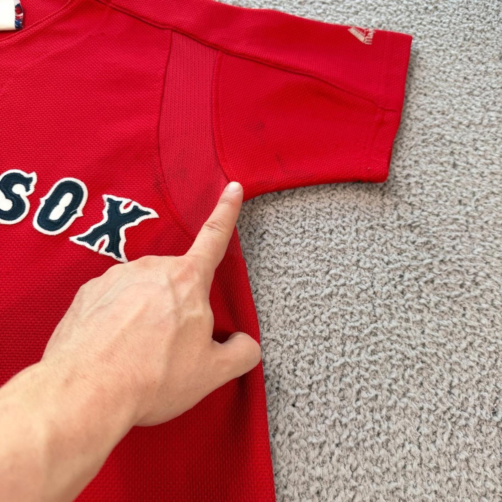 Majestic Vintage Boston Red Sox Majestic MLB Red Baseball Jersey Size US XL / EU 56 / 4 - 9 Thumbnail