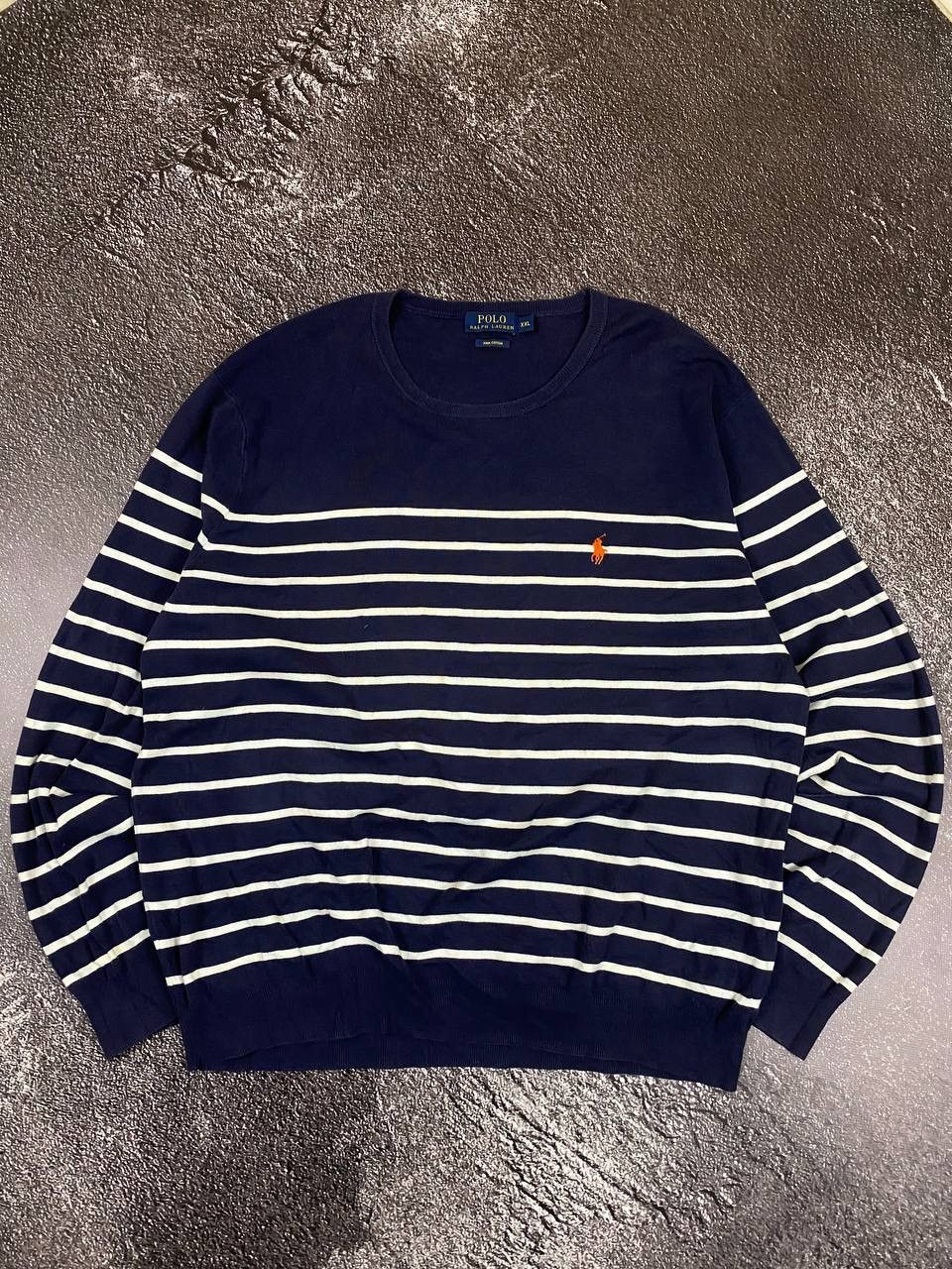 Polo Ralph Lauren × Vintage Vintage Polo Ralph Lauren Pima Cotton Knit Sweater Size US XXL / EU 58 / 5 - 2 Thumbnail