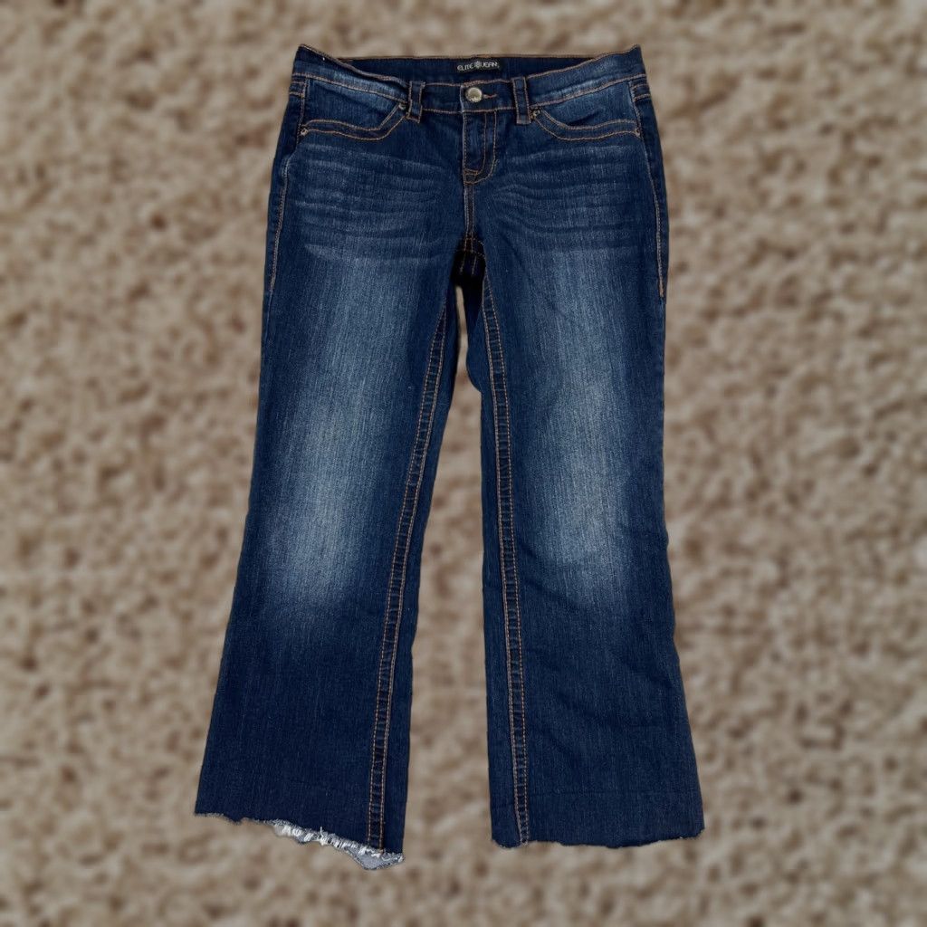 Denime Elite Jeans Jeans 9 Blue Denim Straight Leg Ankle Length 31in Waist Blue Regular Women XS? Size 30" / US 8 / IT 44 - 1 Thumbnail