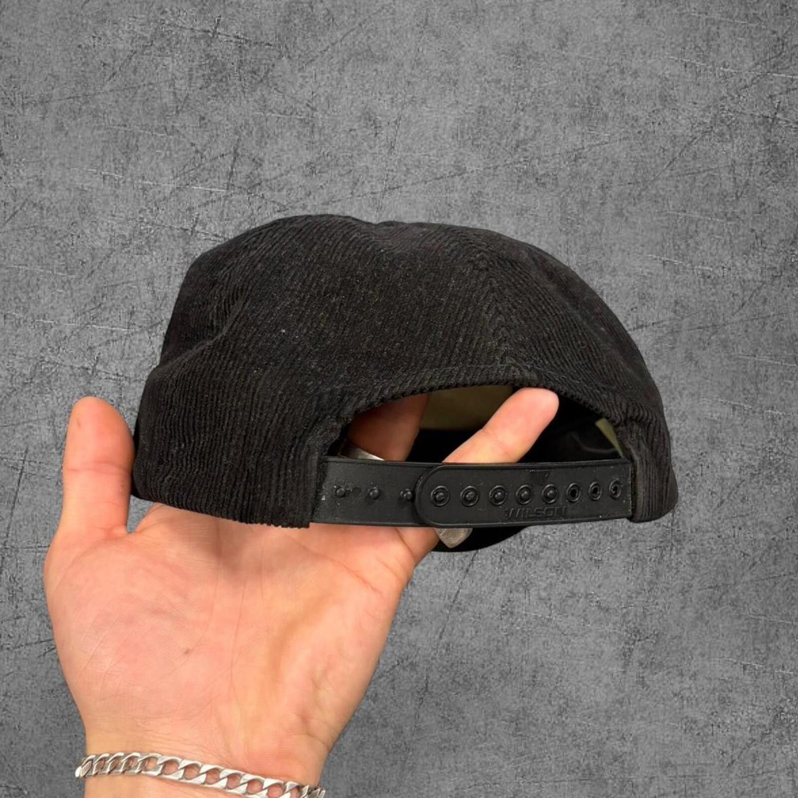 NHL 90s Vancouver Canucks Skate Logo Anniversary Corduroy Cap Size ONE SIZE - 4 Thumbnail