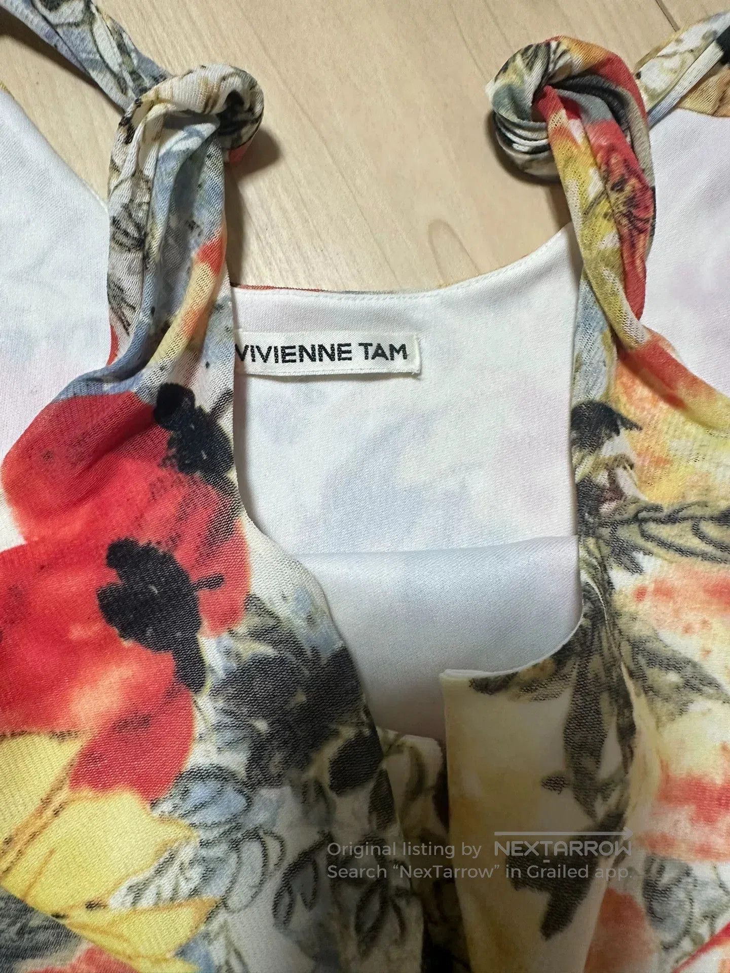 Vivienne Tam Vivienne Tam Chinese Ink Floral Slip Dress. Size M / US 6-8 / IT 42-44 - 9 Thumbnail