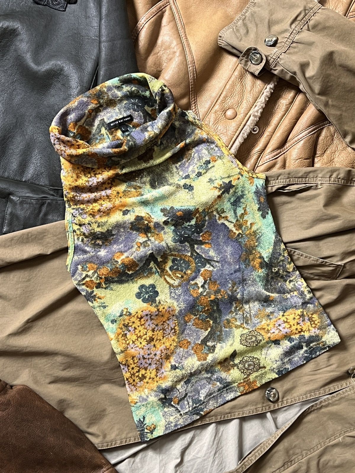 Other Bitte Kai Rand Vintage Avant Garde Floral Blouse JPG Etro Size L / US 10 / IT 46 - 1 Thumbnail