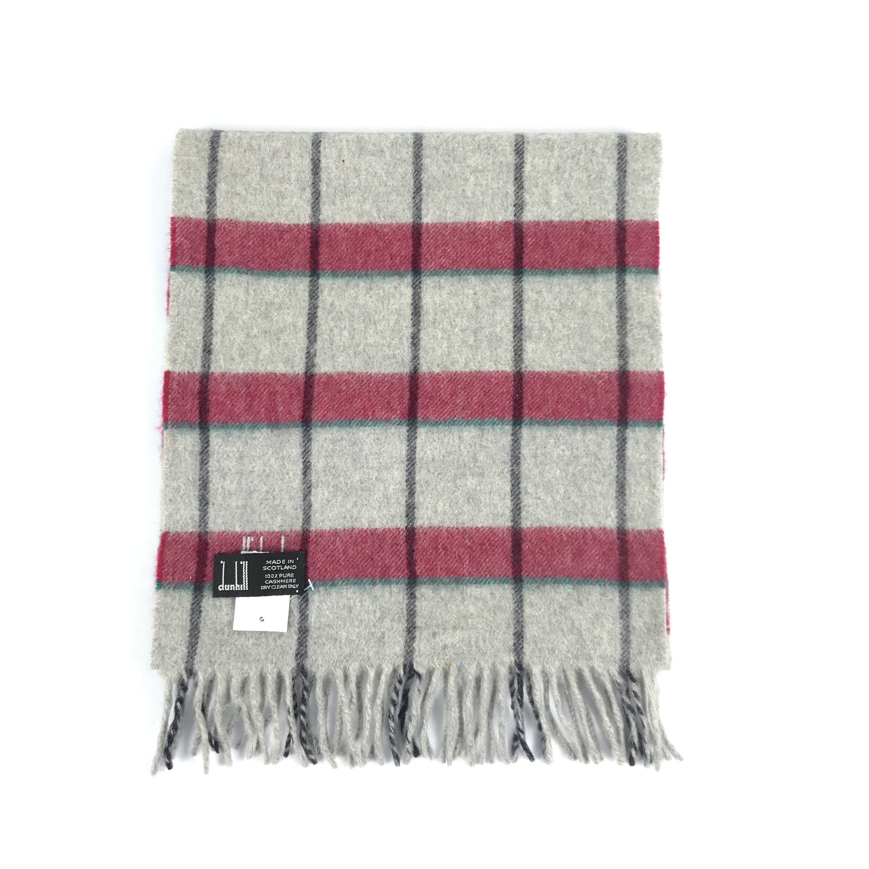 Alfred Dunhill Vintage Alfred Dunhill Scarf Winter Wool Cashmere Scarves Size ONE SIZE - 3 Thumbnail
