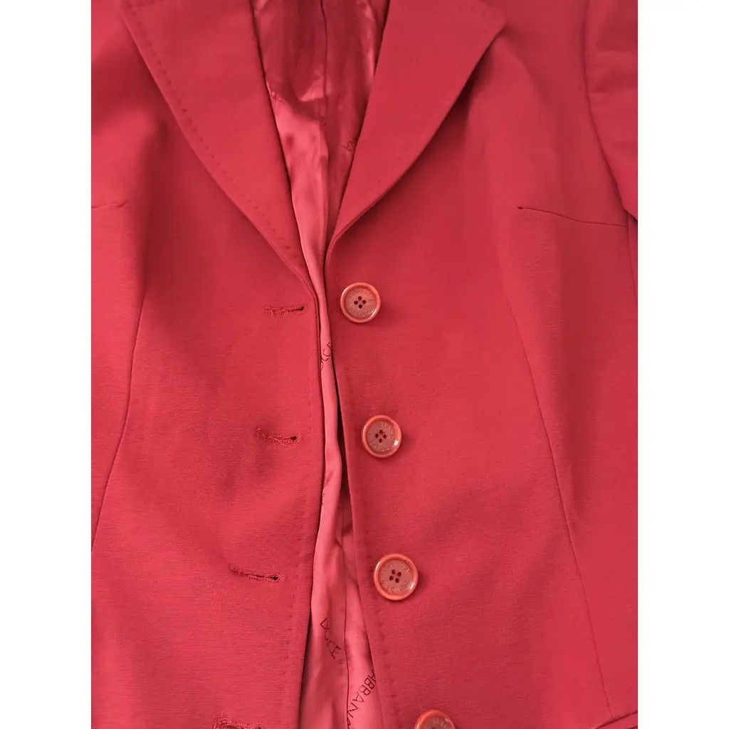 Dolce & Gabbana Dolce & Gabbana Women's Red Tailored Skirt Suit Set IT 42 Size M / US 6-8 / IT 42-44 - 5 Thumbnail