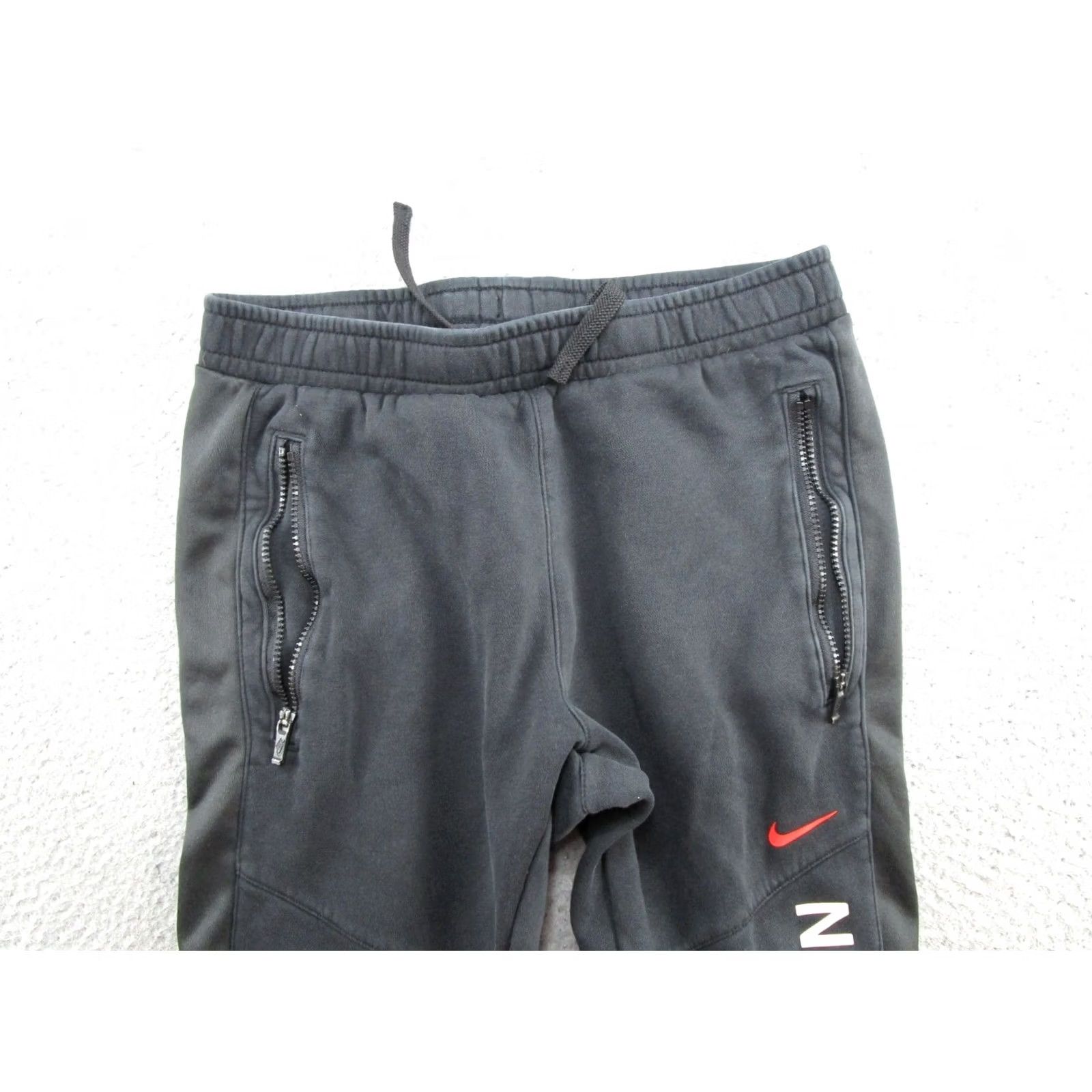 Nike NIKE Joggers Mens Size S Black Tech Fleece Gym Sweatpants DV2330 Zip Pockets Size US 29 - 3 Thumbnail