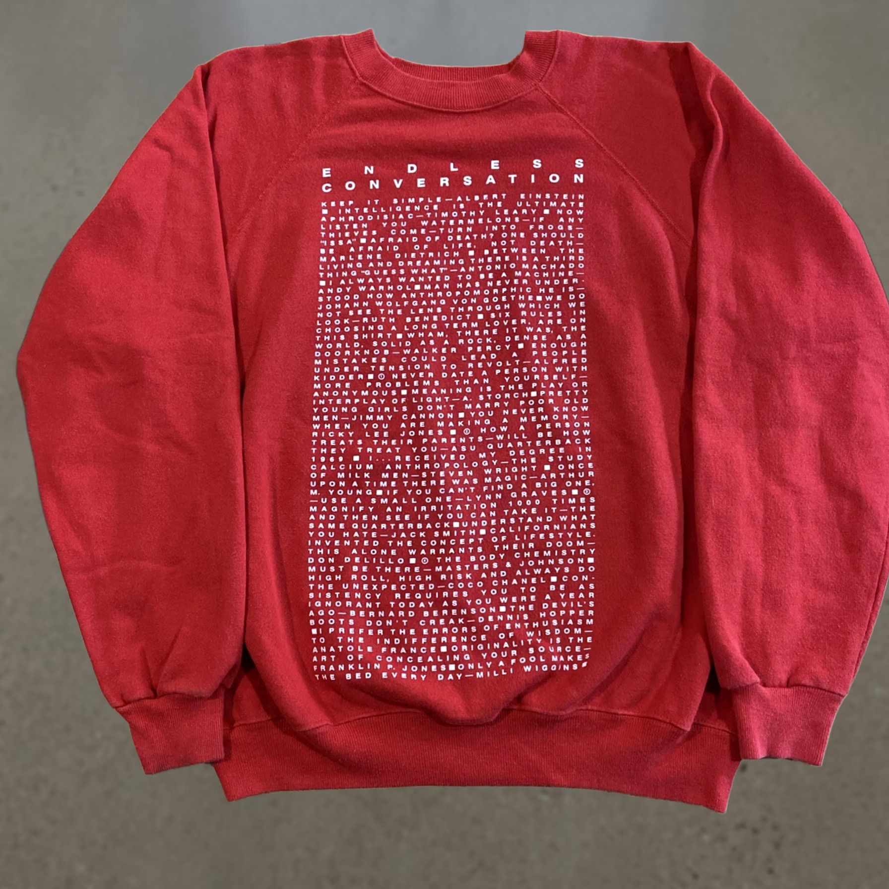Hanes VINTAGE Hanes 90s Graphic Print Crewneck Sweatshirt Mens Red XL Size US XL / EU 56 / 4 - 1 Thumbnail