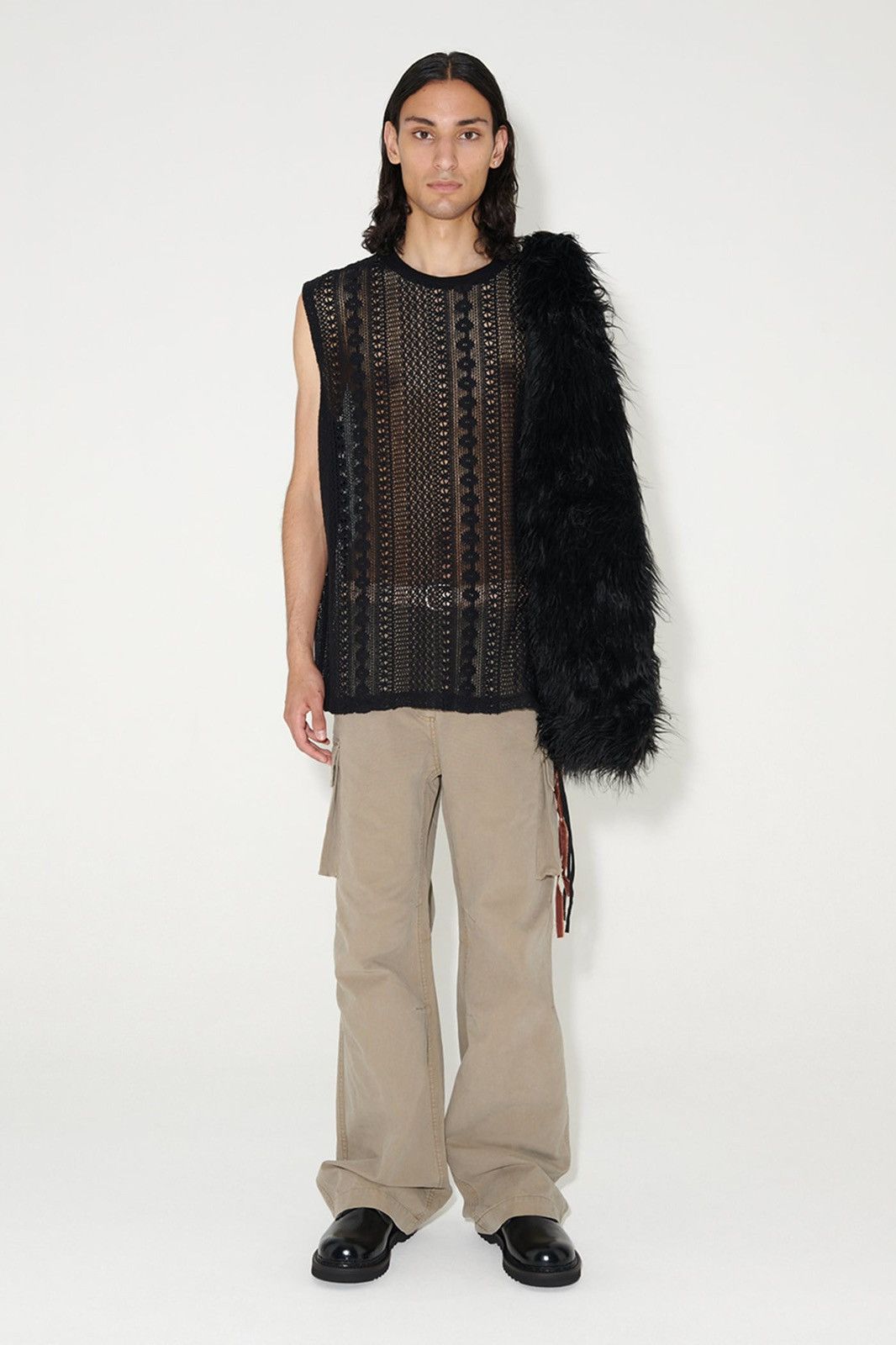 Box sleeveless crochet