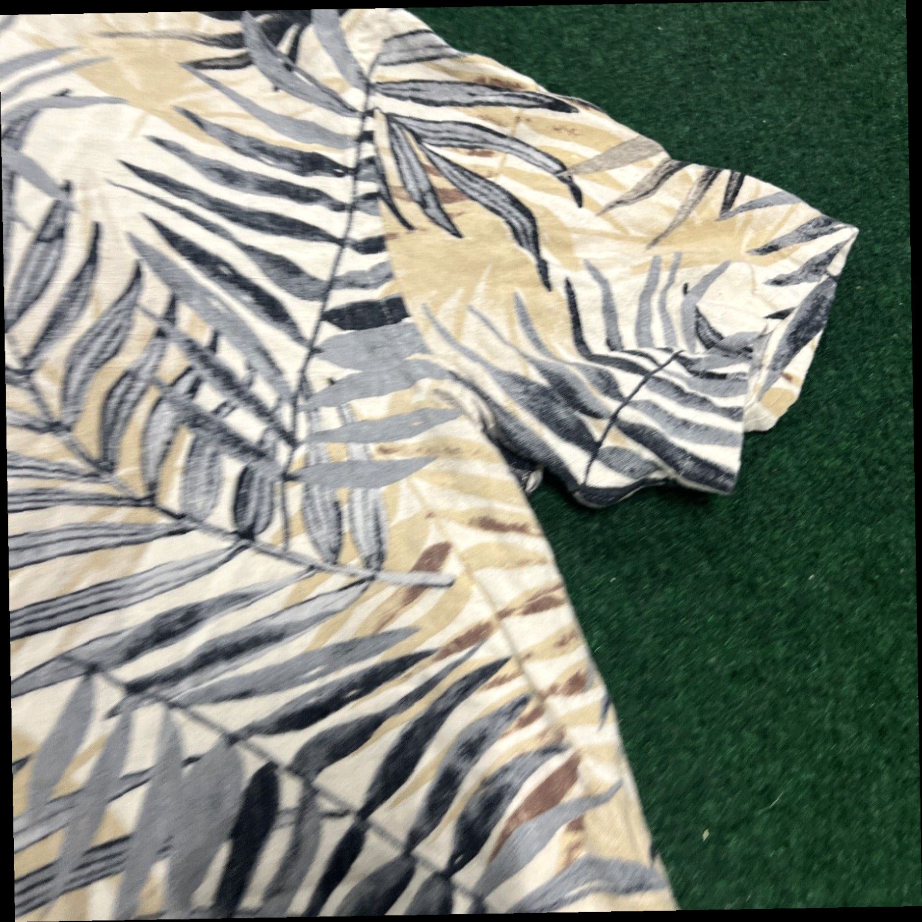 Zara Zara Shirt Men Medium Floral Hawaiian Tropical Button Short Sleeve Beach Size US M / EU 48-50 / 2 - 3 Thumbnail