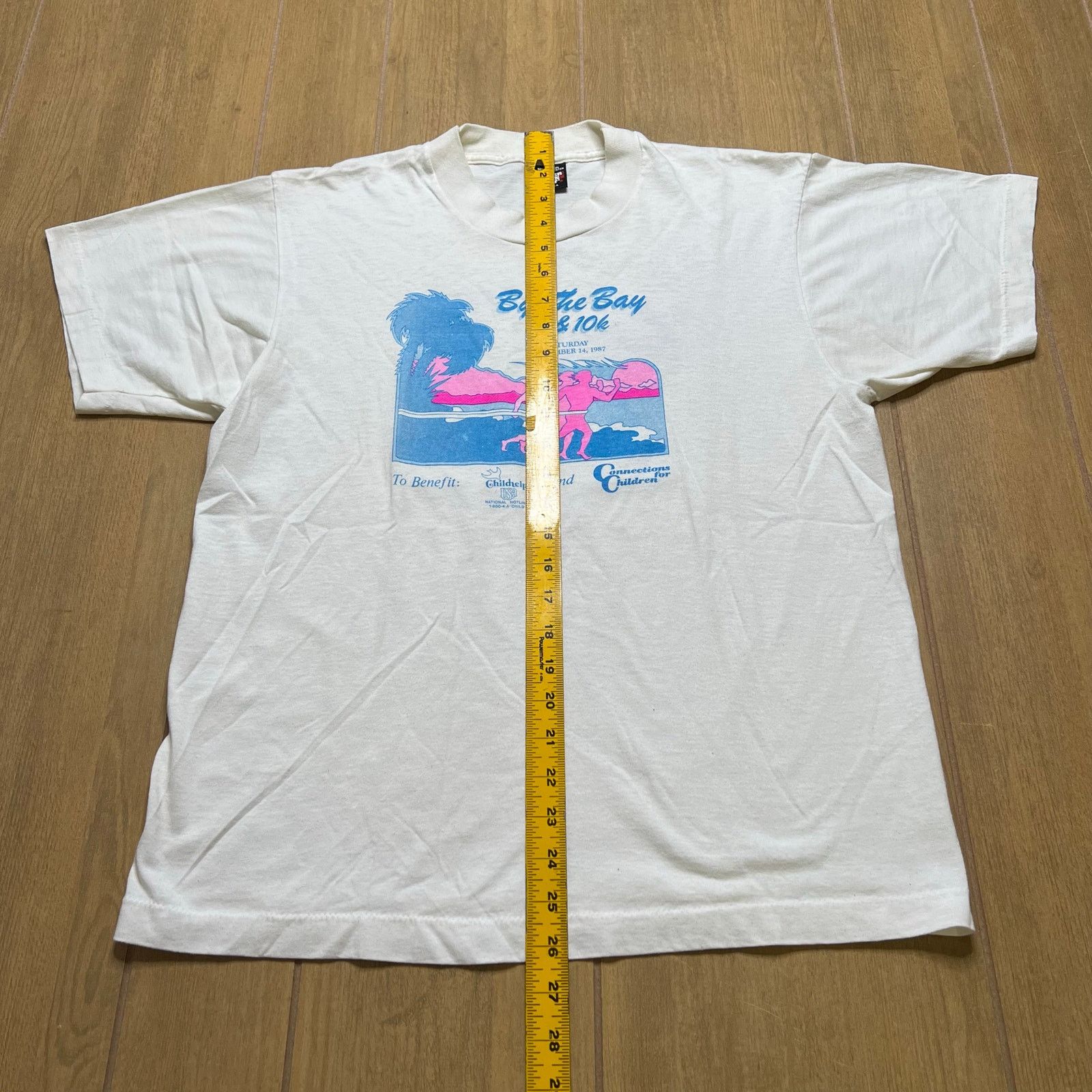 Vintage Vintage 1987 By The Bay 5K 10K T Shirt Screen Stars USA L Size US L / EU 52-54 / 3 - 7 Thumbnail