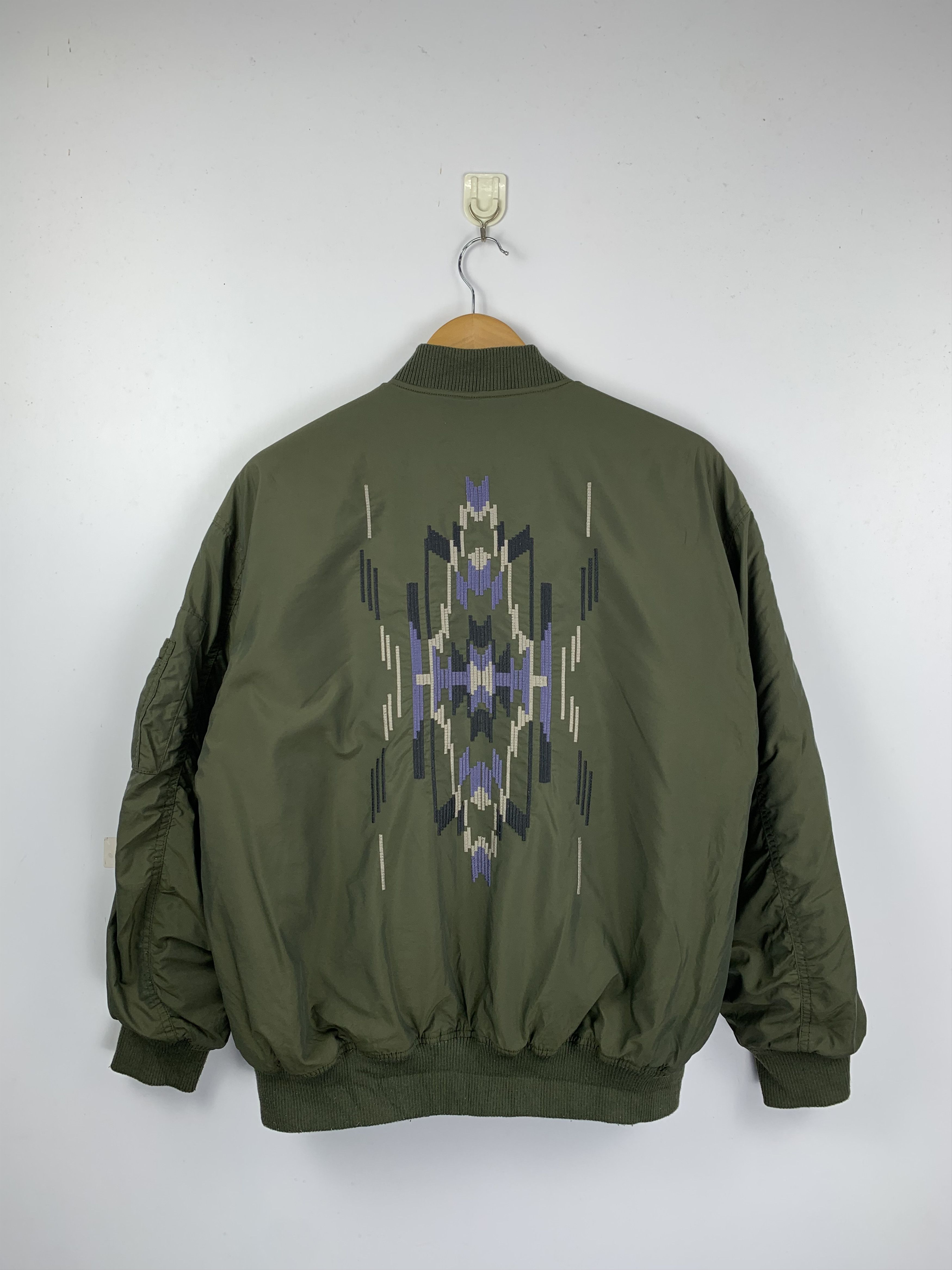 Japanese Brand Vintage Titicaca Fleece Reversible Bombers Jacket DJ0989 Size US S / EU 44-46 / 1 - 9 Thumbnail