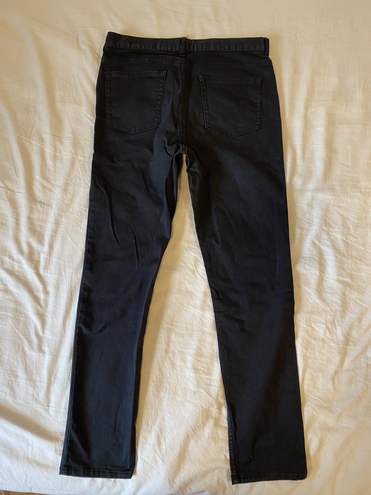H&M Slim fit black jeans Size US 32 / EU 48 - 2 Thumbnail