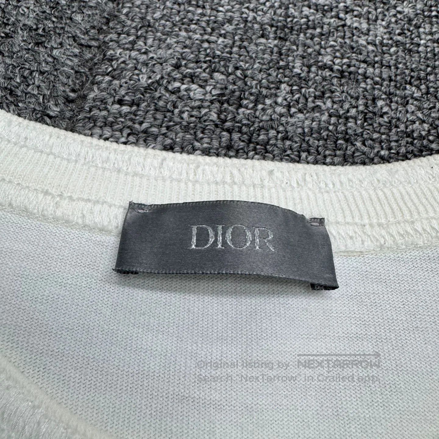 Sacai Dior sacai spliced short-sleeve top. Size US M / EU 48-50 / 2 - 2 Thumbnail