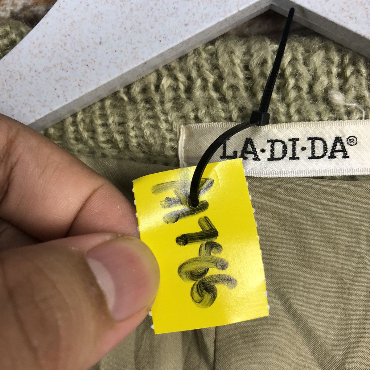 Homespun Knitwear × Japanese Brand Ca Dida Green Cardigan japan vintage Knitwear #A1786 Size M / US 6-8 / IT 42-44 - 10 Thumbnail
