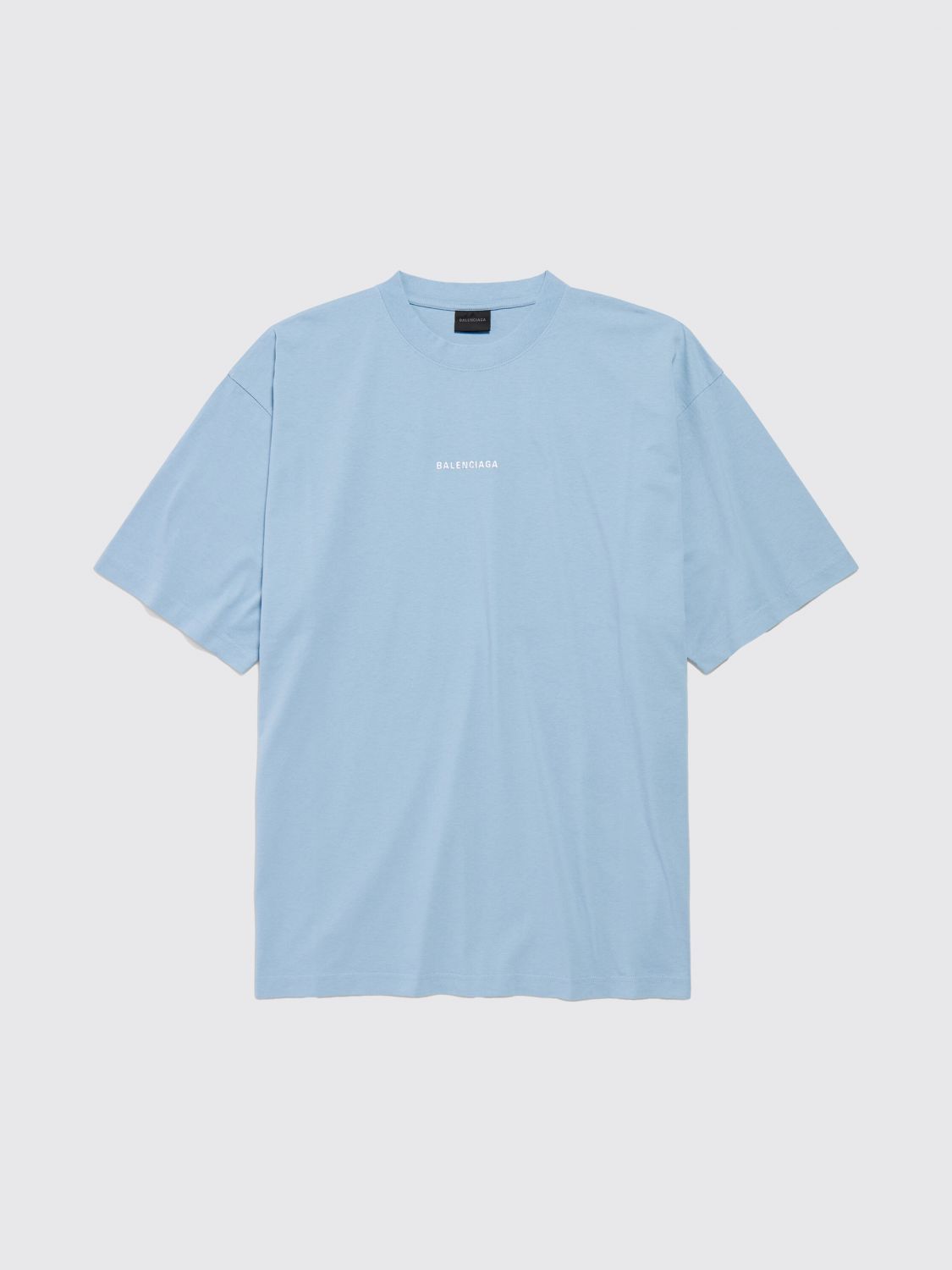 Balenciaga Balenciaga T-Shirt Men Gnawed Blue Size US XL / EU 56 / 4 - 1 Preview