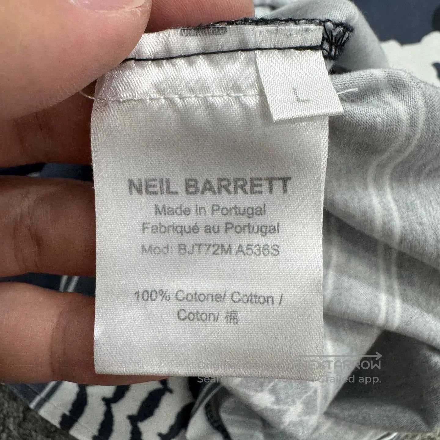 Neil Barrett Neil Barrett Camouflage Short Sleeve. Size US L / EU 52-54 / 3 - 3 Thumbnail