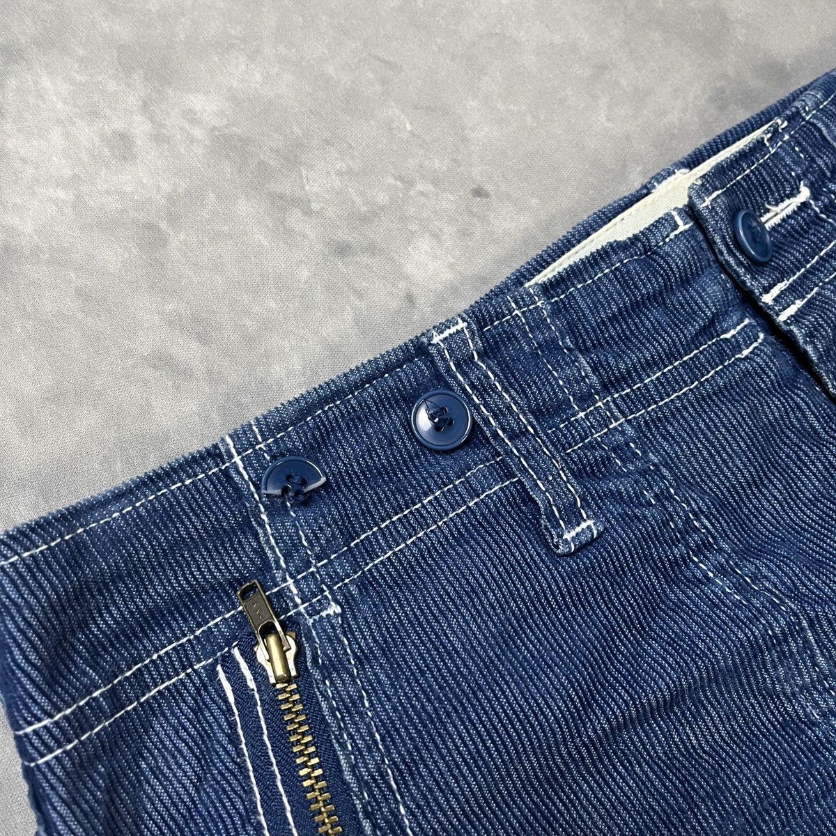 Ne-Net NÉ-NET CORDUROY CROPPED UTILITY PANTS JAPANESE DESIGNER Size US 30 / EU 46 - 3 Thumbnail